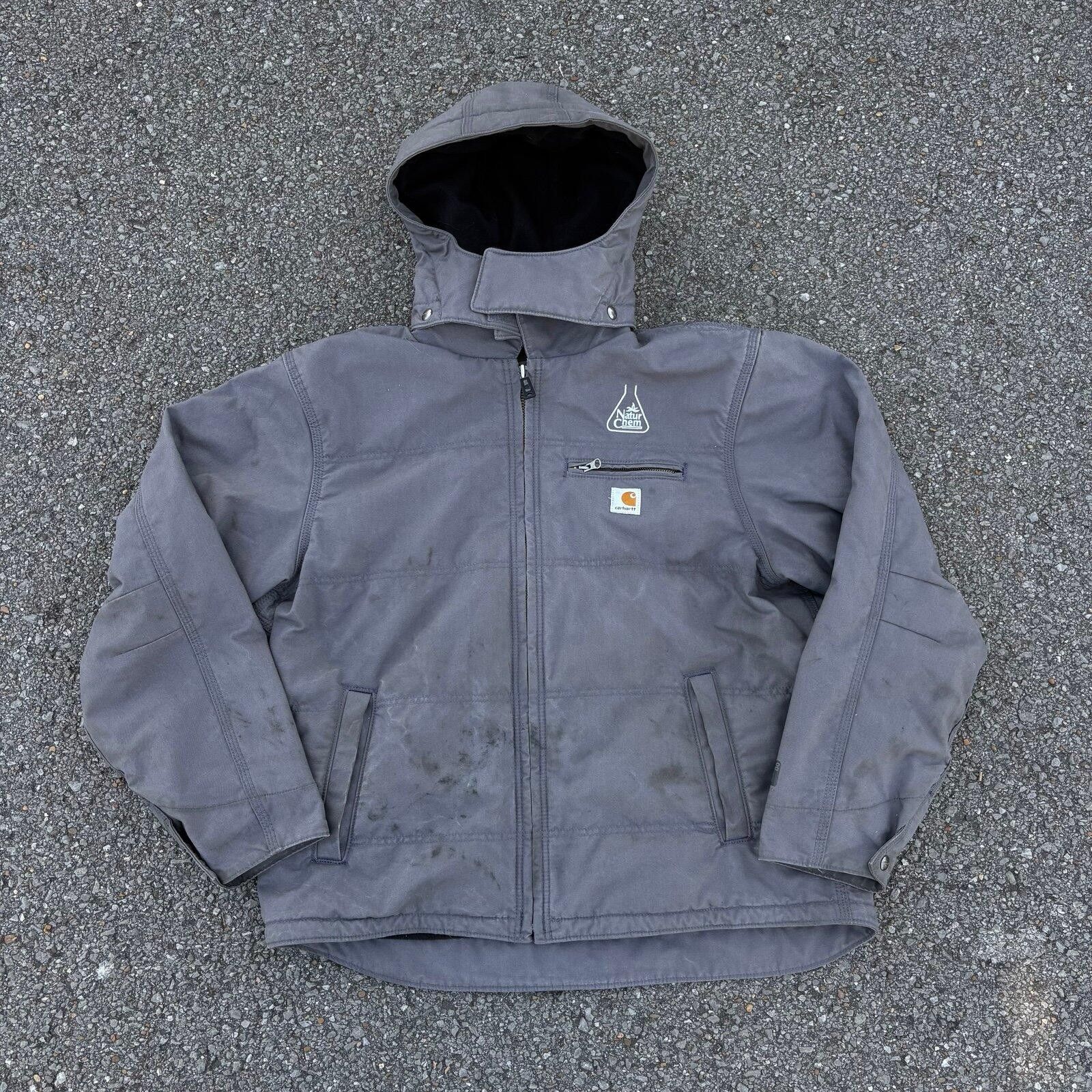 Carhartt Vintage 90s gray carhartt jacket Size US XL / EU 56 / 4 - 1 Thumbnail