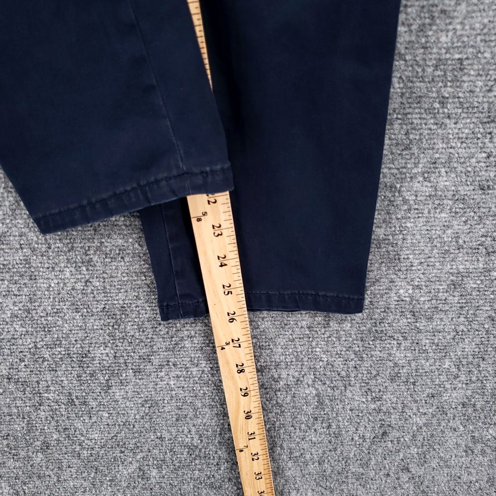 Talbots Talbots Pants Womens Blue Slim Fit Mid Rise Straight Leg Stretch Utility Ankle Size 6 Size 28" / US 6 / IT 42 - 5 Thumbnail