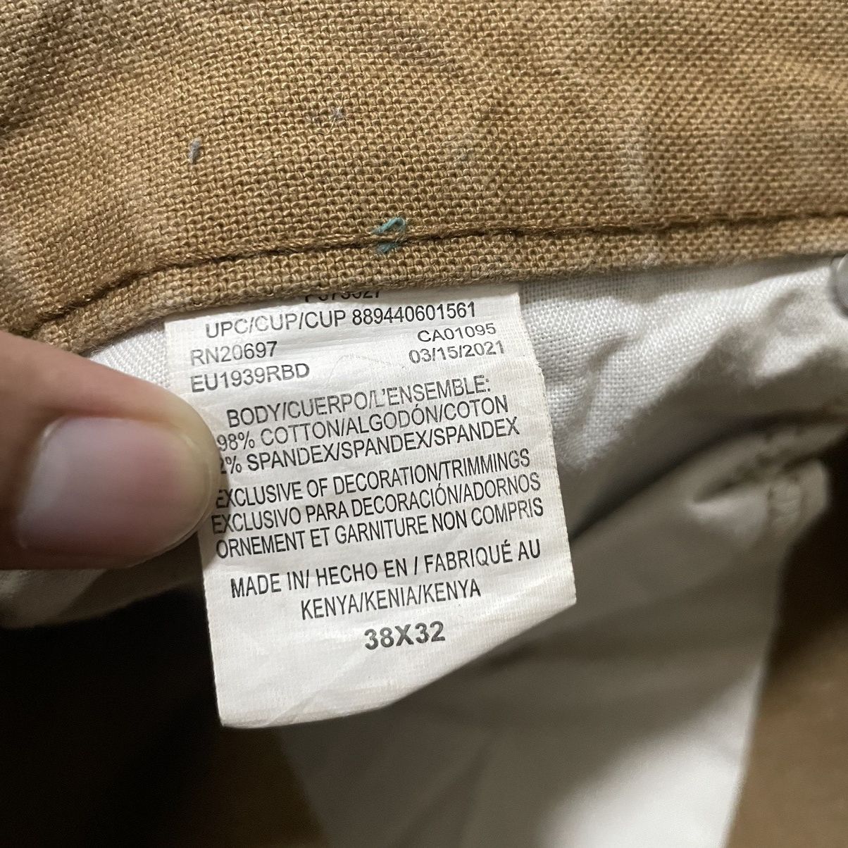 Dickies × Vintage Vintage Dickies Carpenter Pant Faded Brown 39x31 Size US 39 - 5 Thumbnail