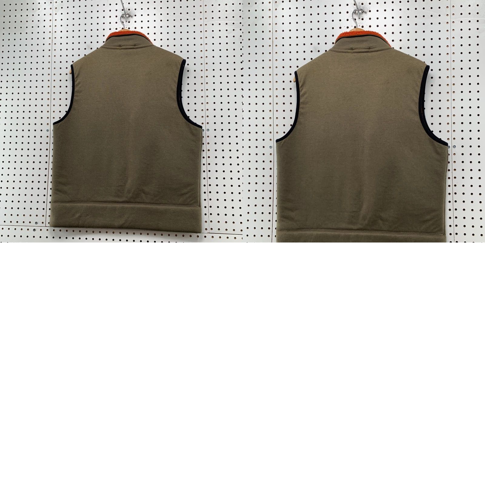 J.Crew J.CREW Vest Mens XL Olive Green Orange Sherpa Lined Jacket Size US XL / EU 56 / 4 - 9 Thumbnail