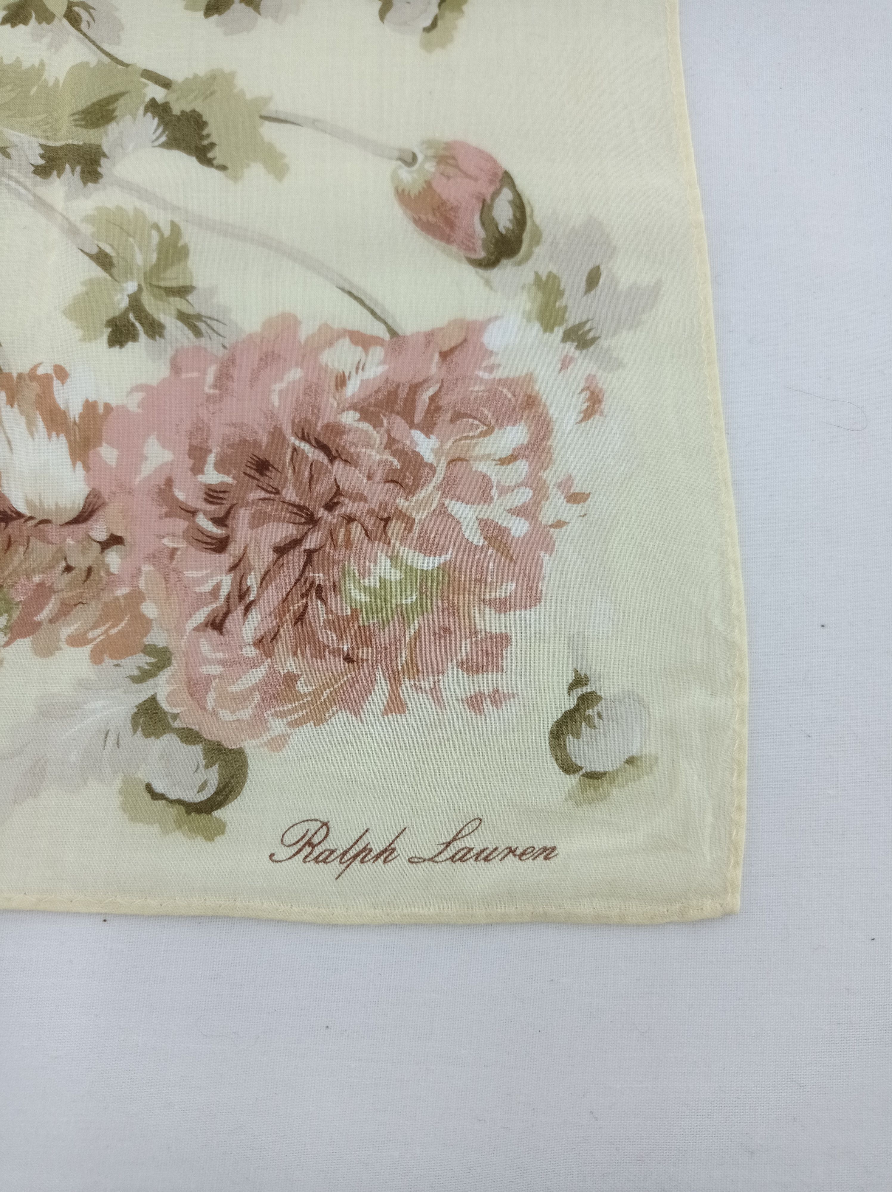 Ralph Lauren Ralph Lauren Floral Handkerchief / Neckwear / Bandana Size ONE SIZE - 5 Thumbnail