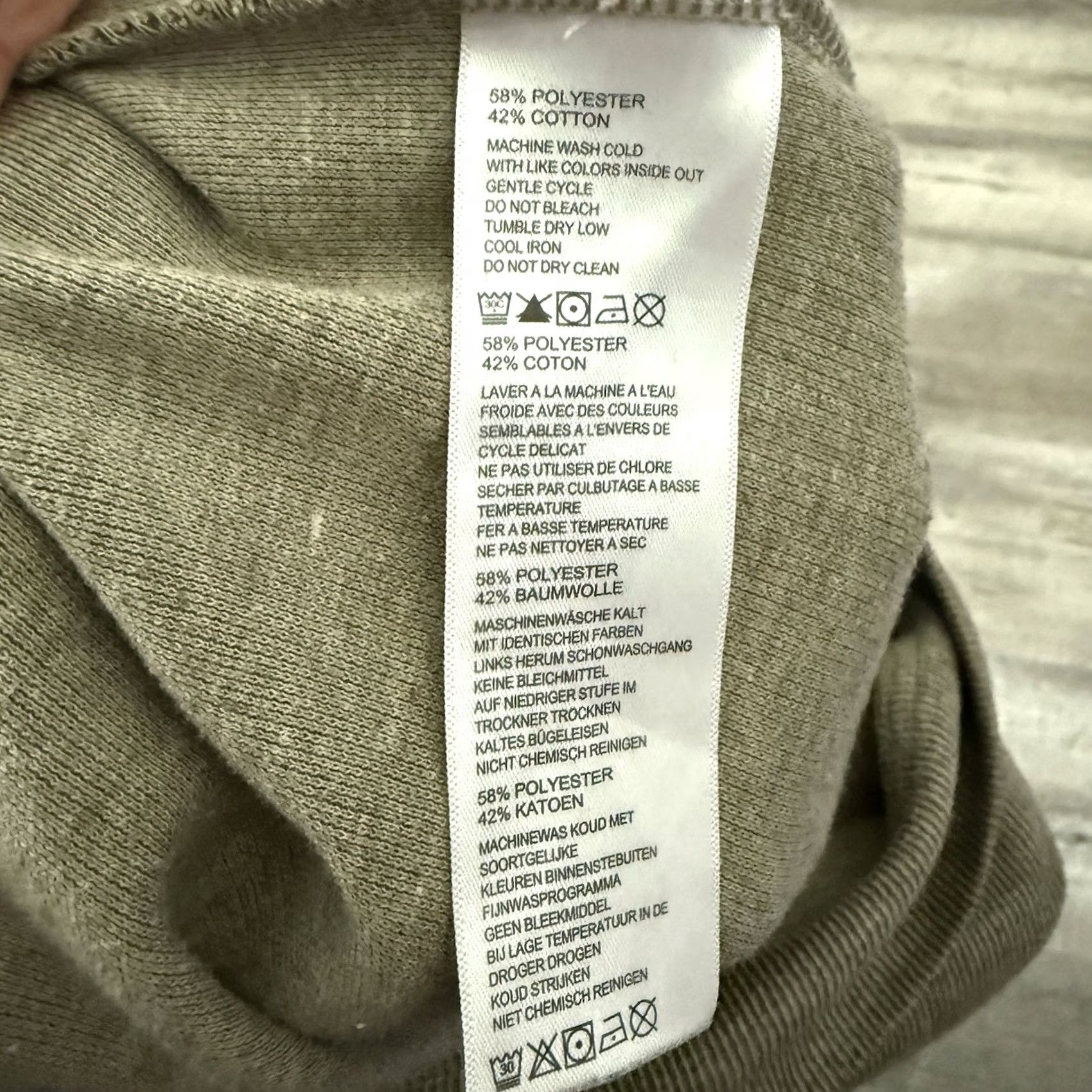 Tommy Bahama Tommy Bahama Ribbed Mock Neck Pullover Men Medium Olive Green Heather 1/4 Button Sweatshirt Size US M / EU 48-50 / 2 - 6 Thumbnail