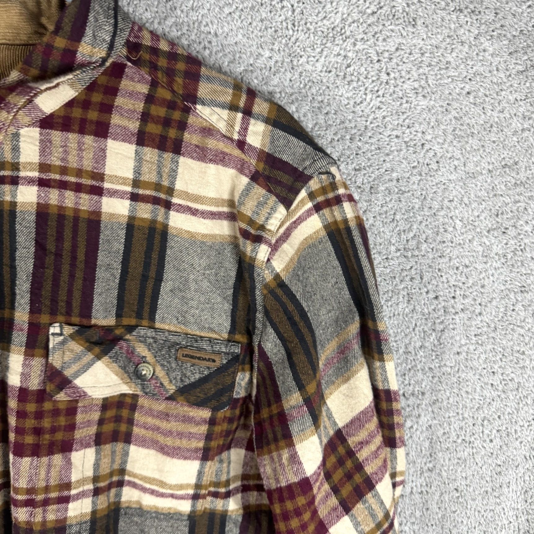 Vintage VINTAGE Legendary Whitetails Shirt Mens L Plaid Flannel Button Front Casual Outdoor Size US L / EU 52-54 / 3 - 5 Thumbnail