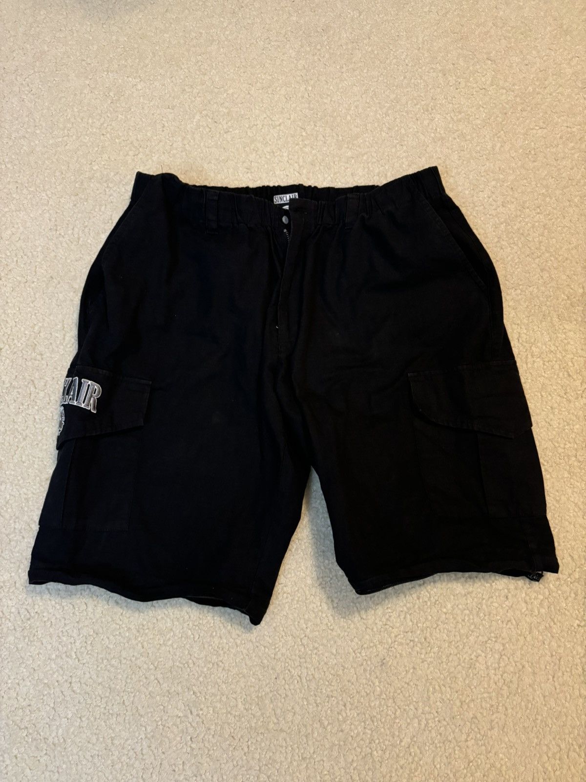 Sinclair Global Sinclair Zip Off Cargo Shorts Black Size US 38 / EU 54 - 1 Thumbnail