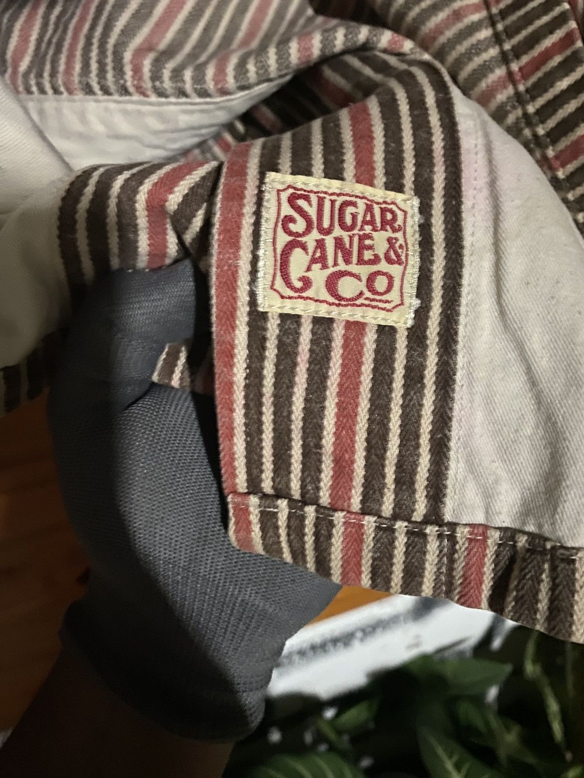 Sugar Cane Vintage-Style Sugar Cane & Co. Striped Work Jacket – SC07720 Size US S / EU 44-46 / 1 - 9 Thumbnail