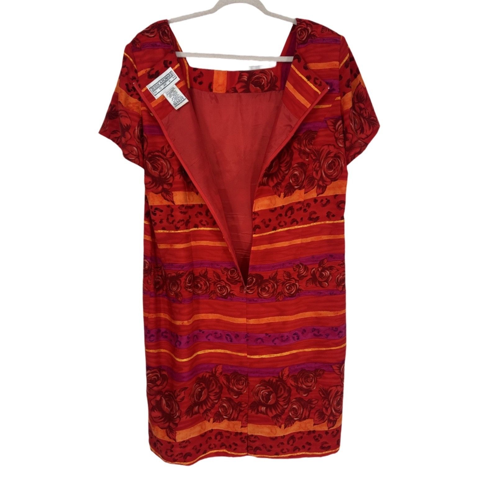 Other Jessica Howard Statement Dress - Bold Floral Stripe - S 18 Size XXL / US 16-18 / IT 52-54 - 4 Thumbnail