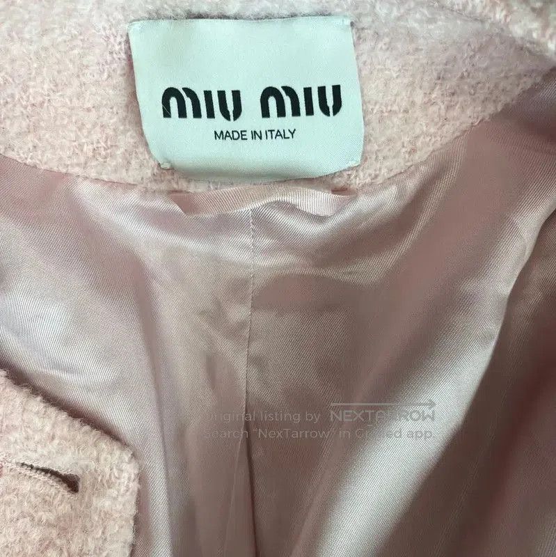 Miu Miu Miu Miu Pink Wool Women's Jacket . Size M / US 6-8 / IT 42-44 - 3 Thumbnail
