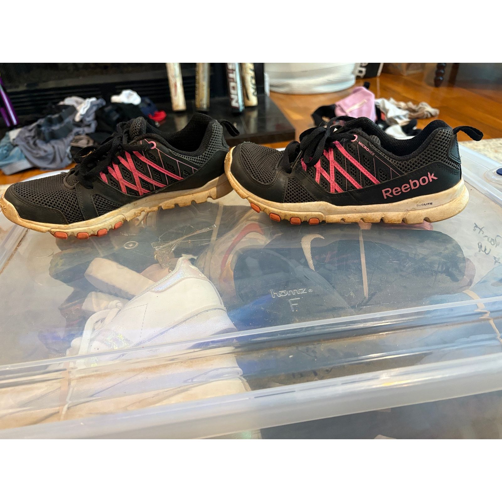 Reebok Reebok Womens Athletic Shoes Size 6.5 Black Pink Training Size US 6.5 / IT 36.5 - 5 Thumbnail