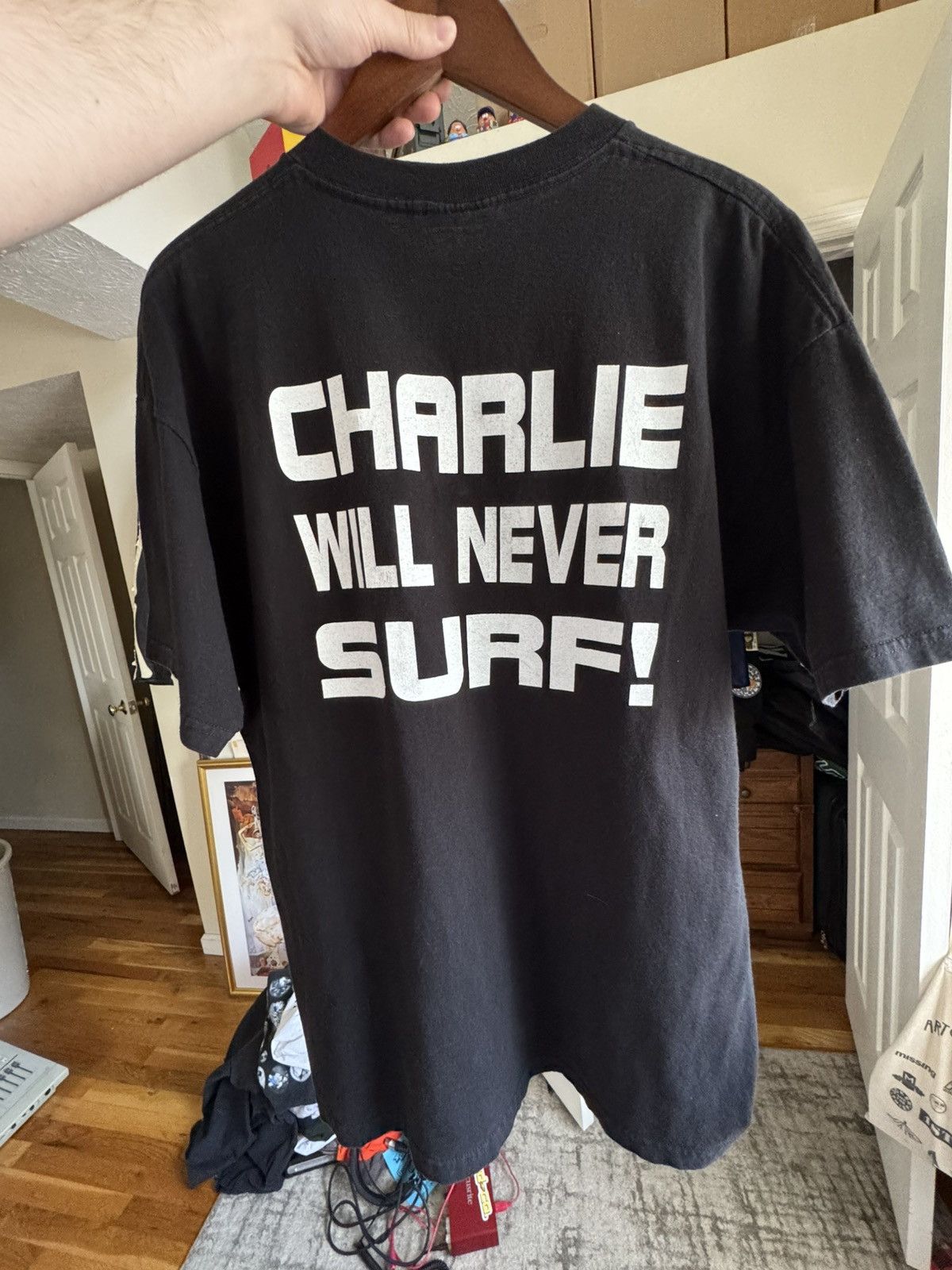 Vintage Charles Manson “ Charlie will never surf “ tee Size US XL / EU 56 / 4 - 3 Thumbnail