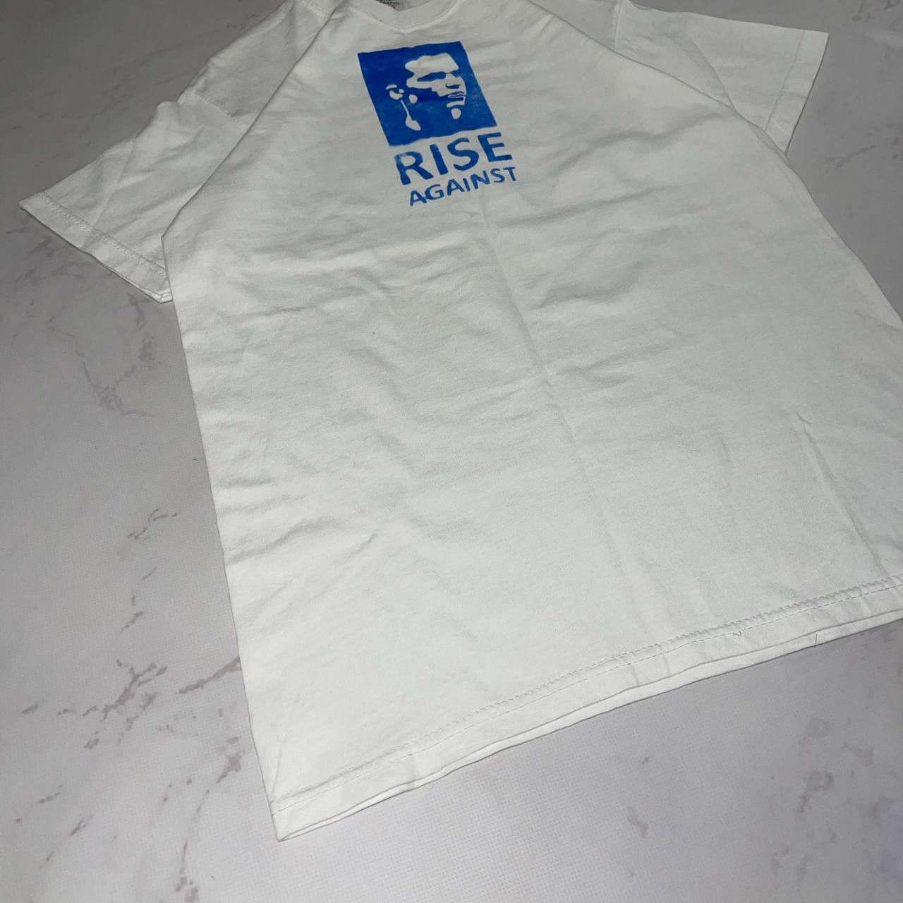 Vintage Vintage X Band Tees Rise Against White t-shirts size M Size US M / EU 48-50 / 2 - 7 Thumbnail