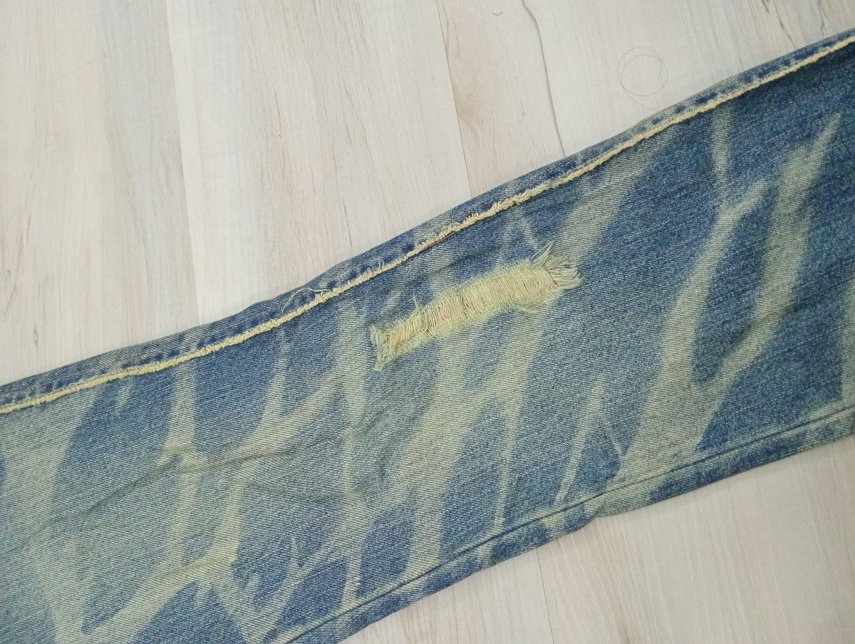 If Six Was Nine × Japanese Brand Black Baccara distressed punk denim flared Size US 32 / EU 48 - 3 Thumbnail