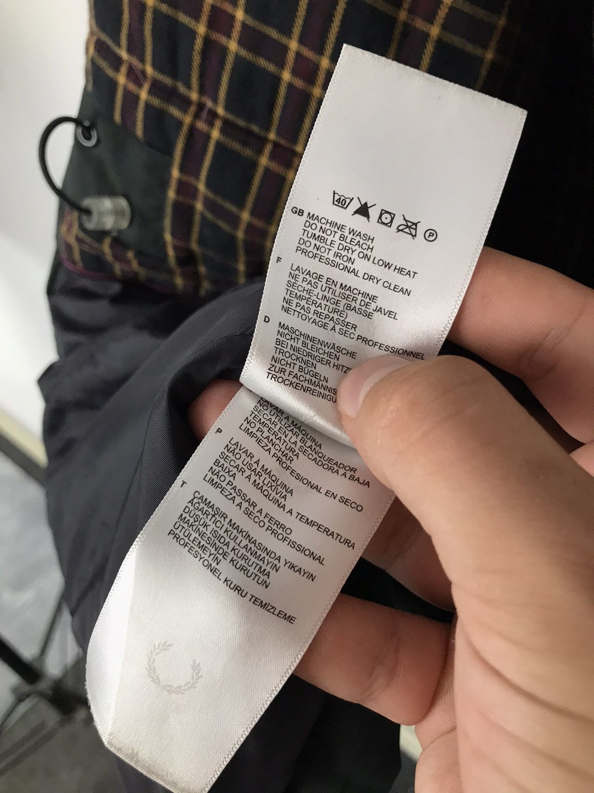 Fred Perry Fred Perry Waterproof,Windbreaker Hooded Parka Jacket Size US L / EU 52-54 / 3 - 12 Thumbnail