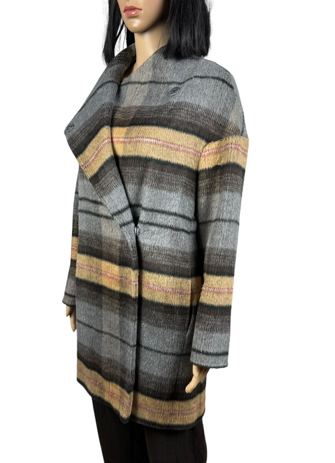 Marella Marella Check Plaid Wool-Viscose-Acrylic Coat size IT40 US4 Size S / US 4 / IT 40 - 11 Thumbnail