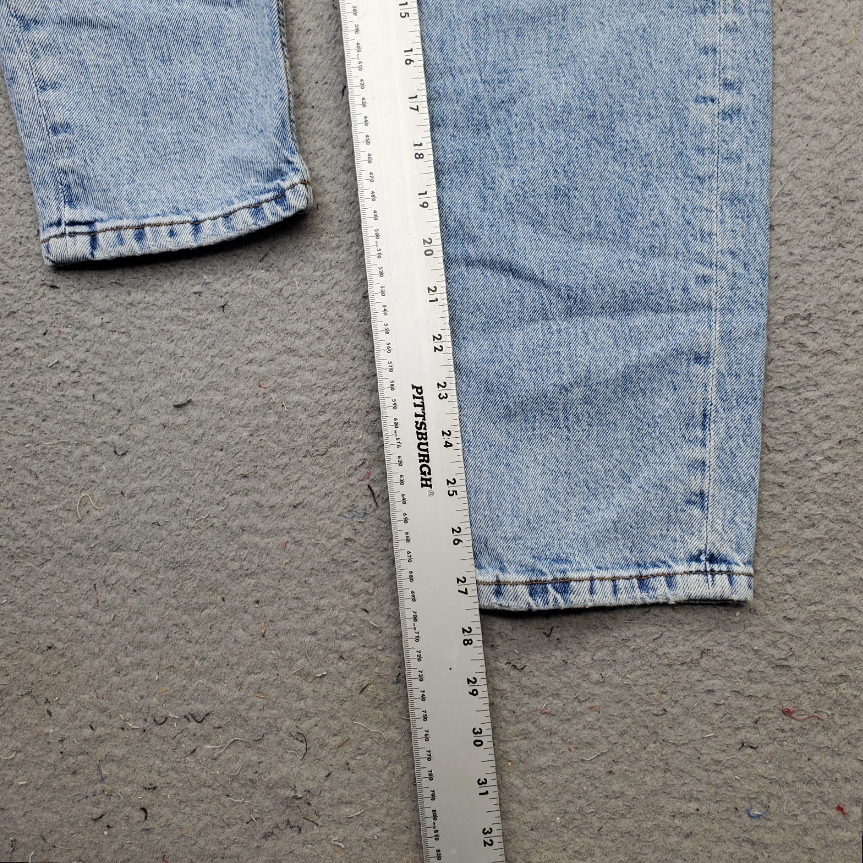 Zara Zara Jeans Women's 2 Blue Denim Stretch Boho Streetwear Medium Wash Straight Leg Jeans Womens Size 2 Blue Size 26" / US 2 / IT 38 - 4 Thumbnail