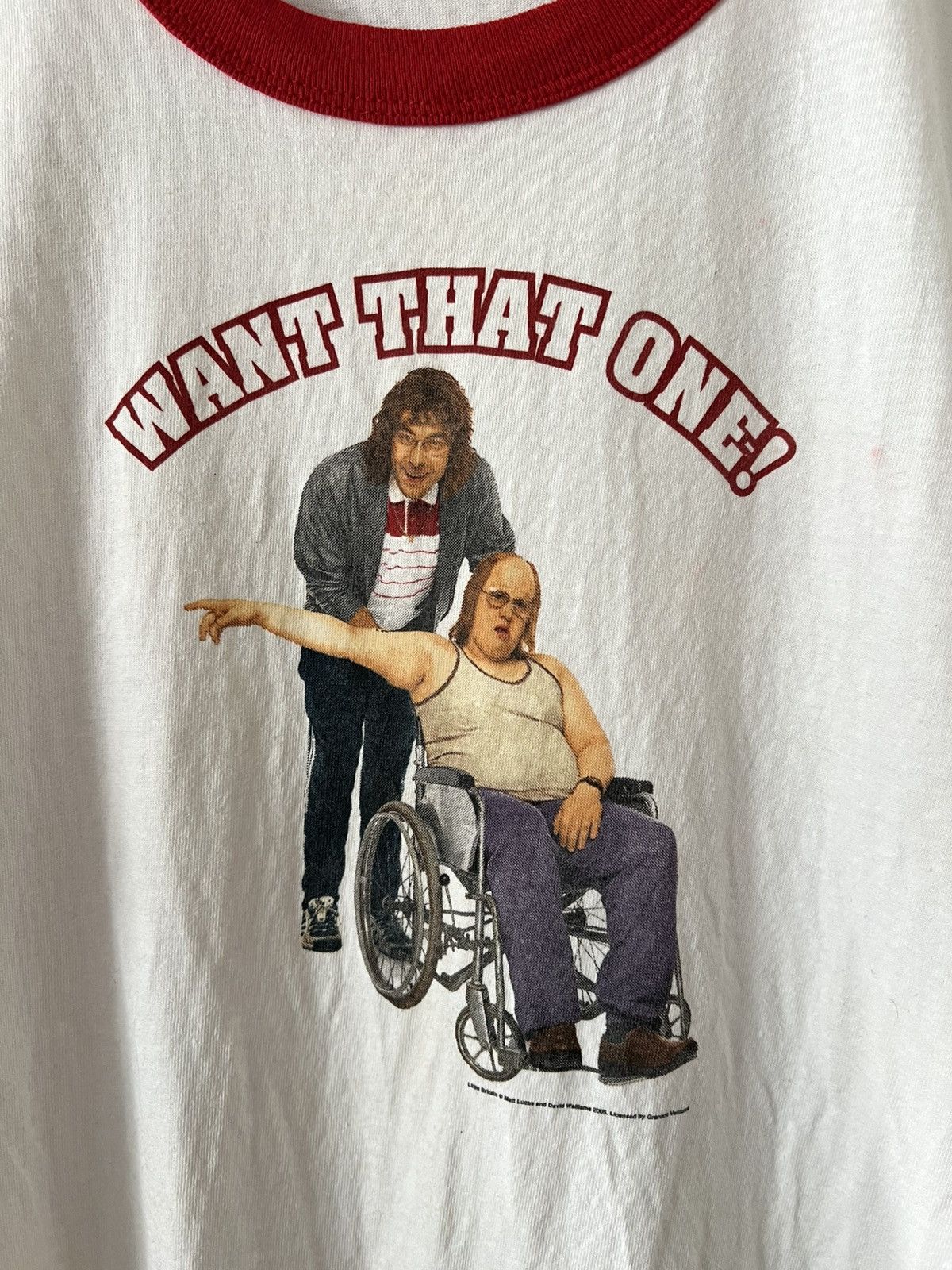 Vintage 2000s Little Britain “Want That One” Graphic Tee Size US XL / EU 56 / 4 - 6 Thumbnail