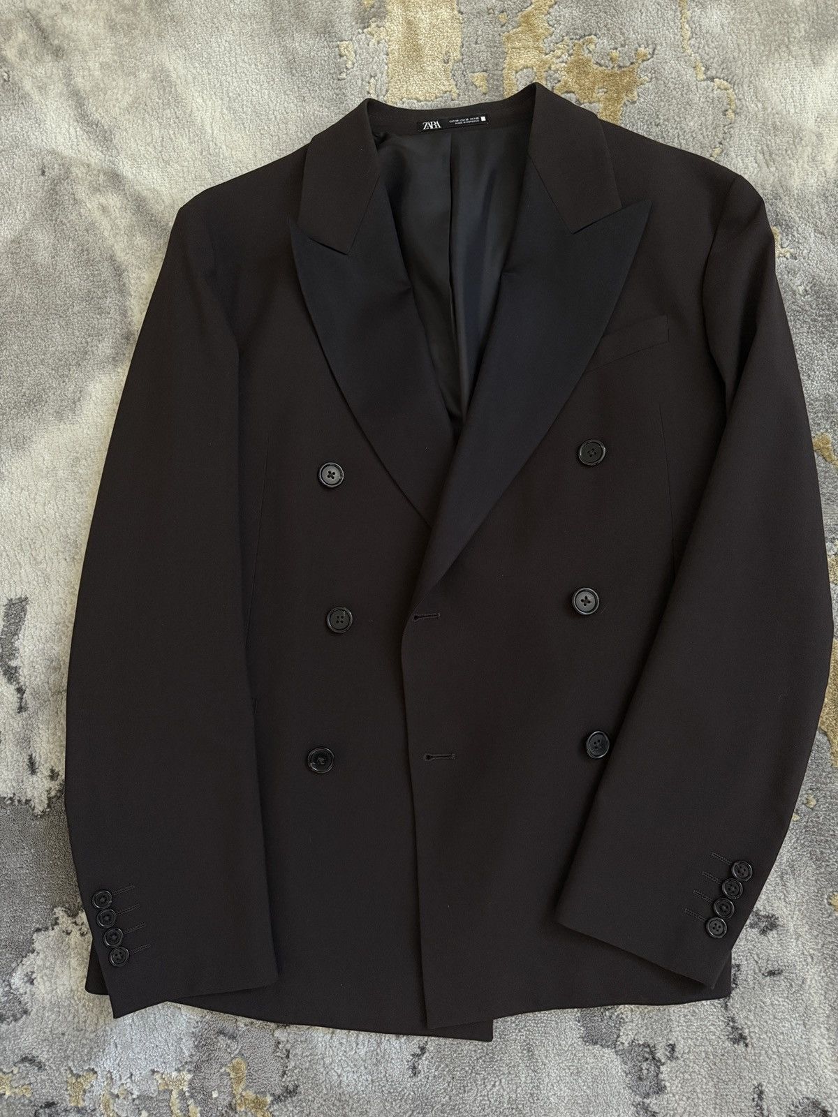 Zara Zara Double Breasted Blazer Jacket Brown Size US M / EU 48-50 / 2 - 1 Thumbnail