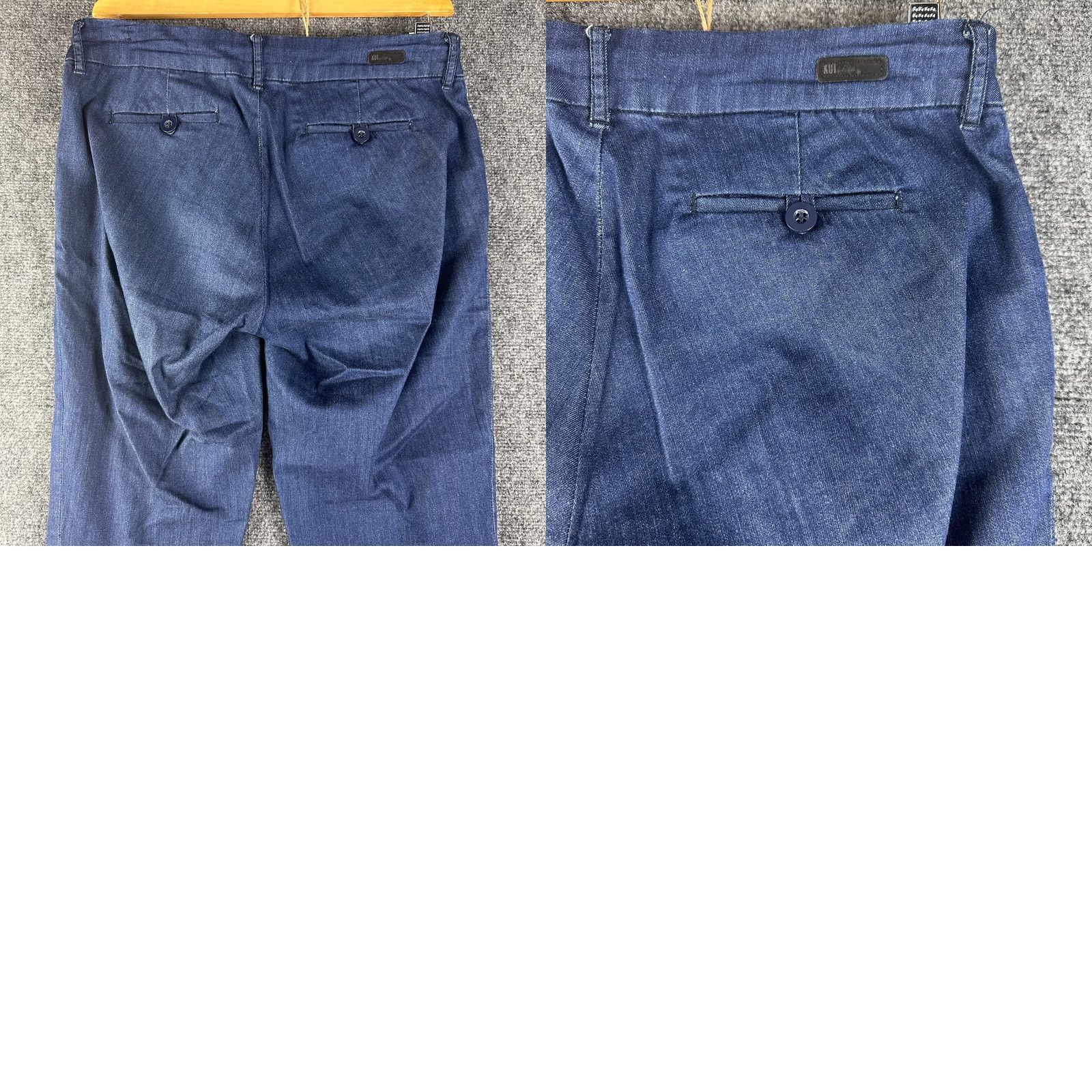 Vintage KUT from the Kloth Jeans Womens 8 Taylor Crop Trouser Cotton Stretch Pockets Size 30" / US 8 / IT 44 - 8 Thumbnail