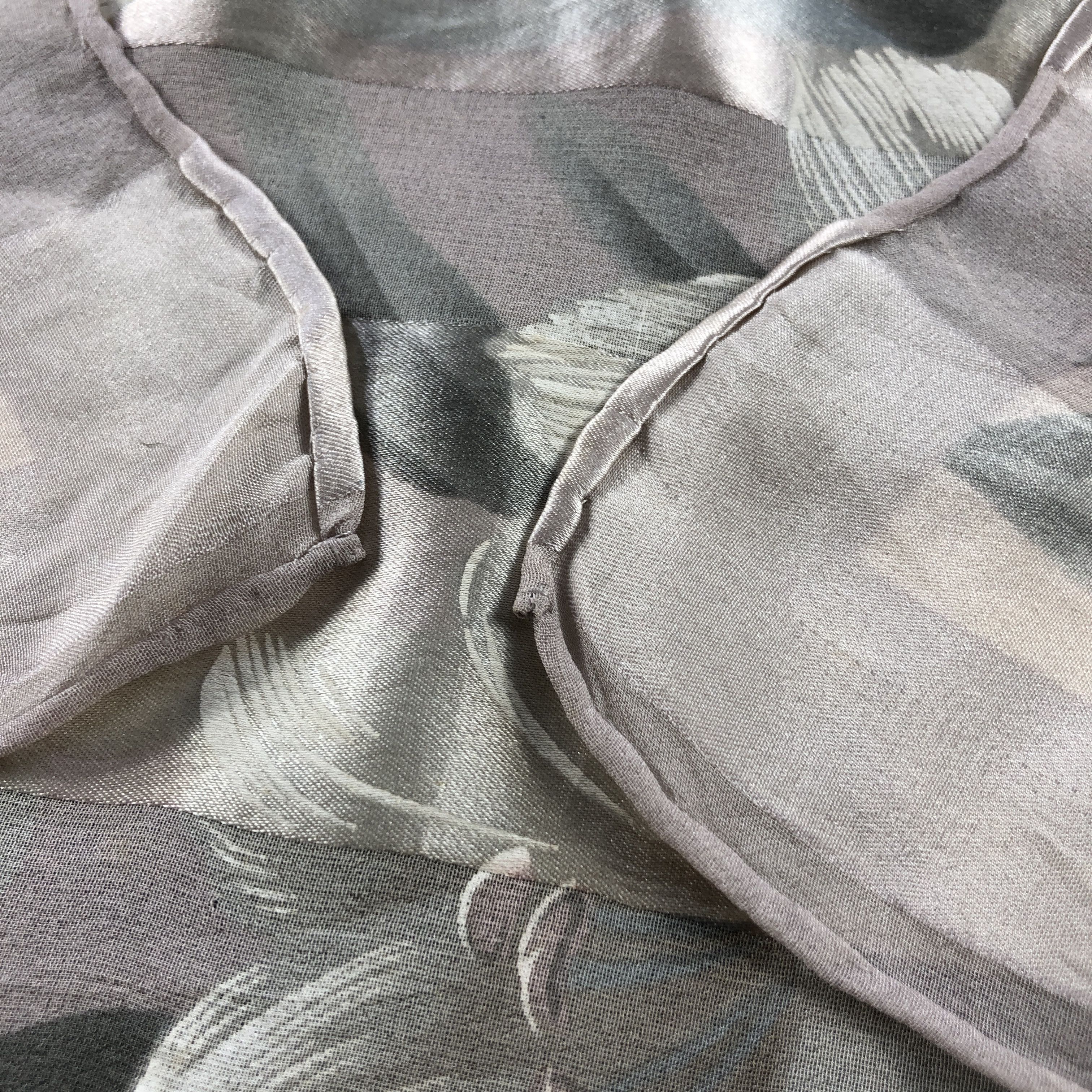 Mila Schon Mila Schon Slit Thread Silk Scarf M1093 Size ONE SIZE - 5 Thumbnail