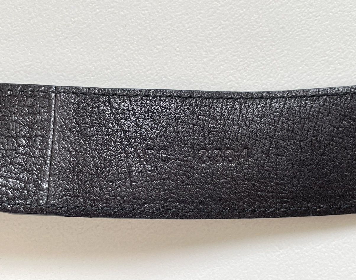 Miu Miu ‘Metal Flower Buckle’ Western Leather Belt Size 32 - 14 Thumbnail