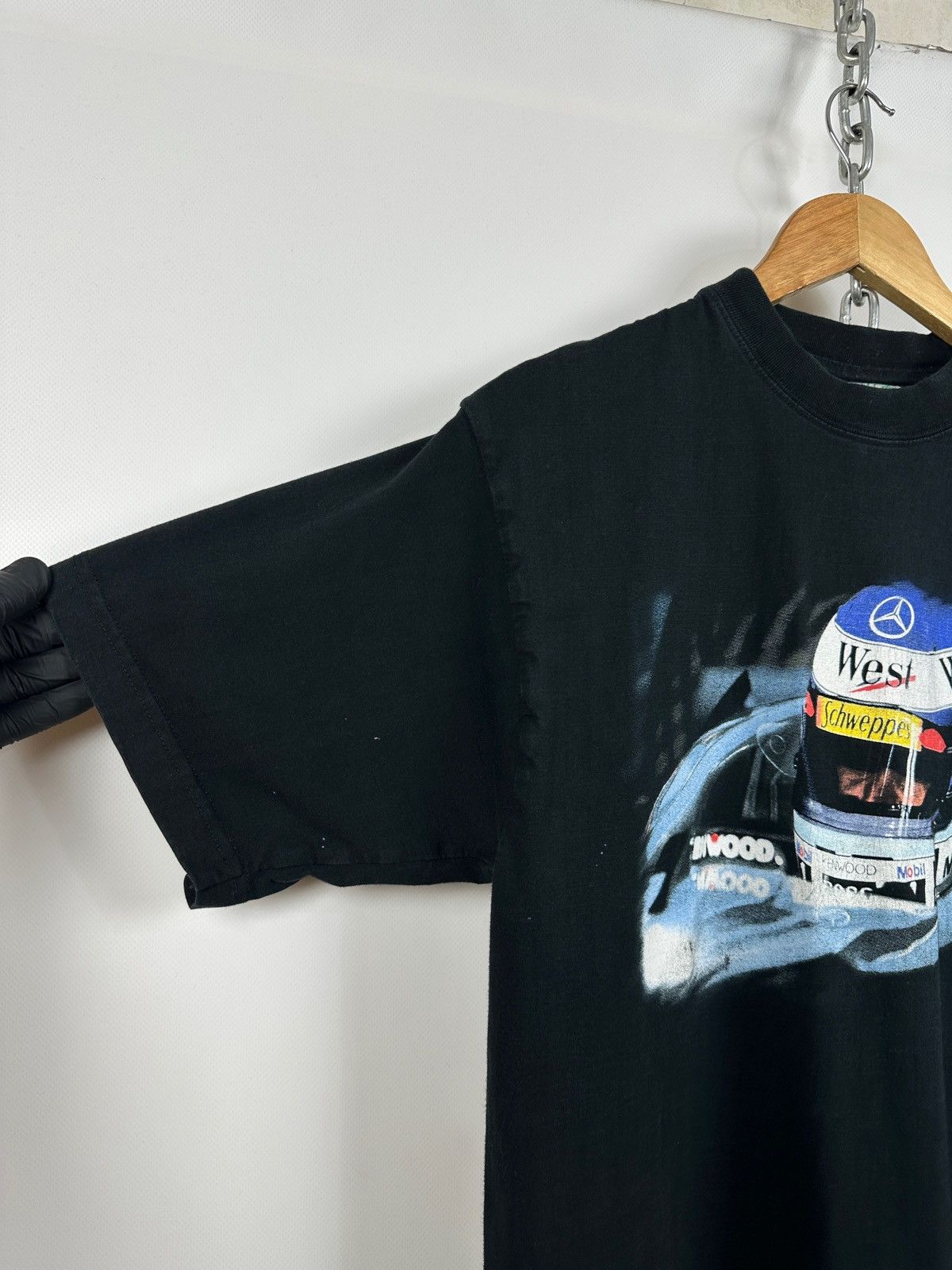 Mercedes-Benz Vintage Mika Hakkinen McLaren Mercedes West F1 Racing Shirt Size US M / EU 48-50 / 2 - 7 Thumbnail