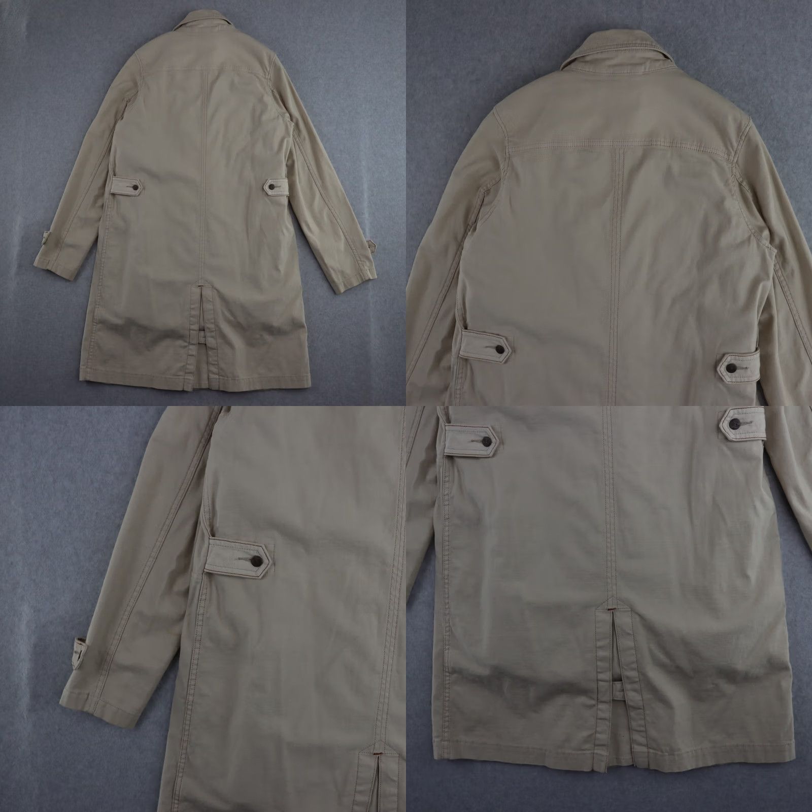 Sugar Cube Sugar Womens Coat Beige Medium Long Coat w Pockets Size M / US 6-8 / IT 42-44 - 10 Thumbnail