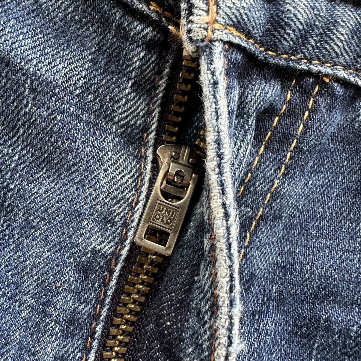 Japanese Brand Vintage Japanese Distressed Faded Denim Jean Pant W32 Size US 32 / EU 48 - 5 Thumbnail
