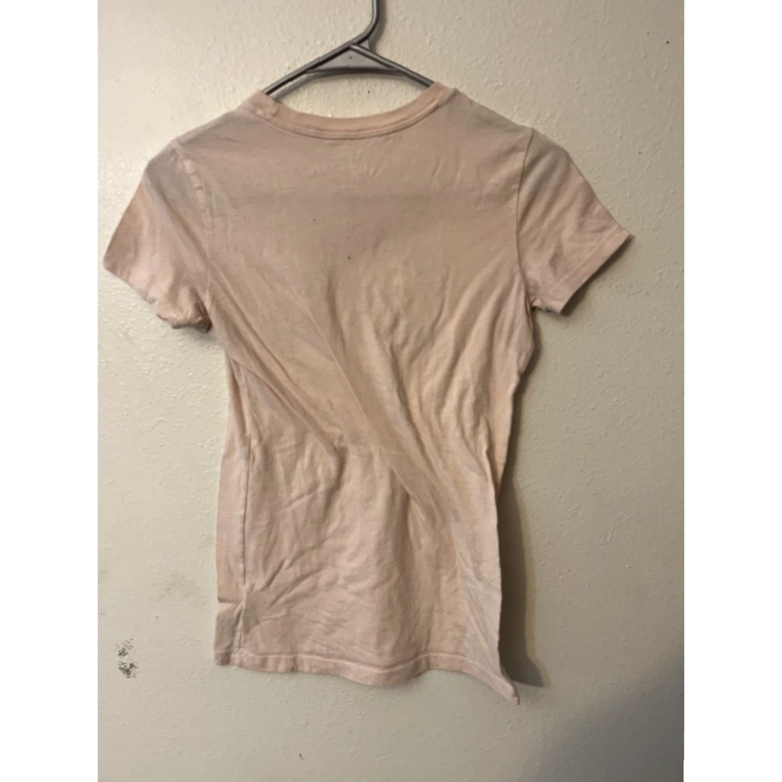 Vintage Aero Womens S Classic Crew T-Shirt Pink Floral Graphic Logo T Shirts Size S / US 4 / IT 40 - 2 Thumbnail