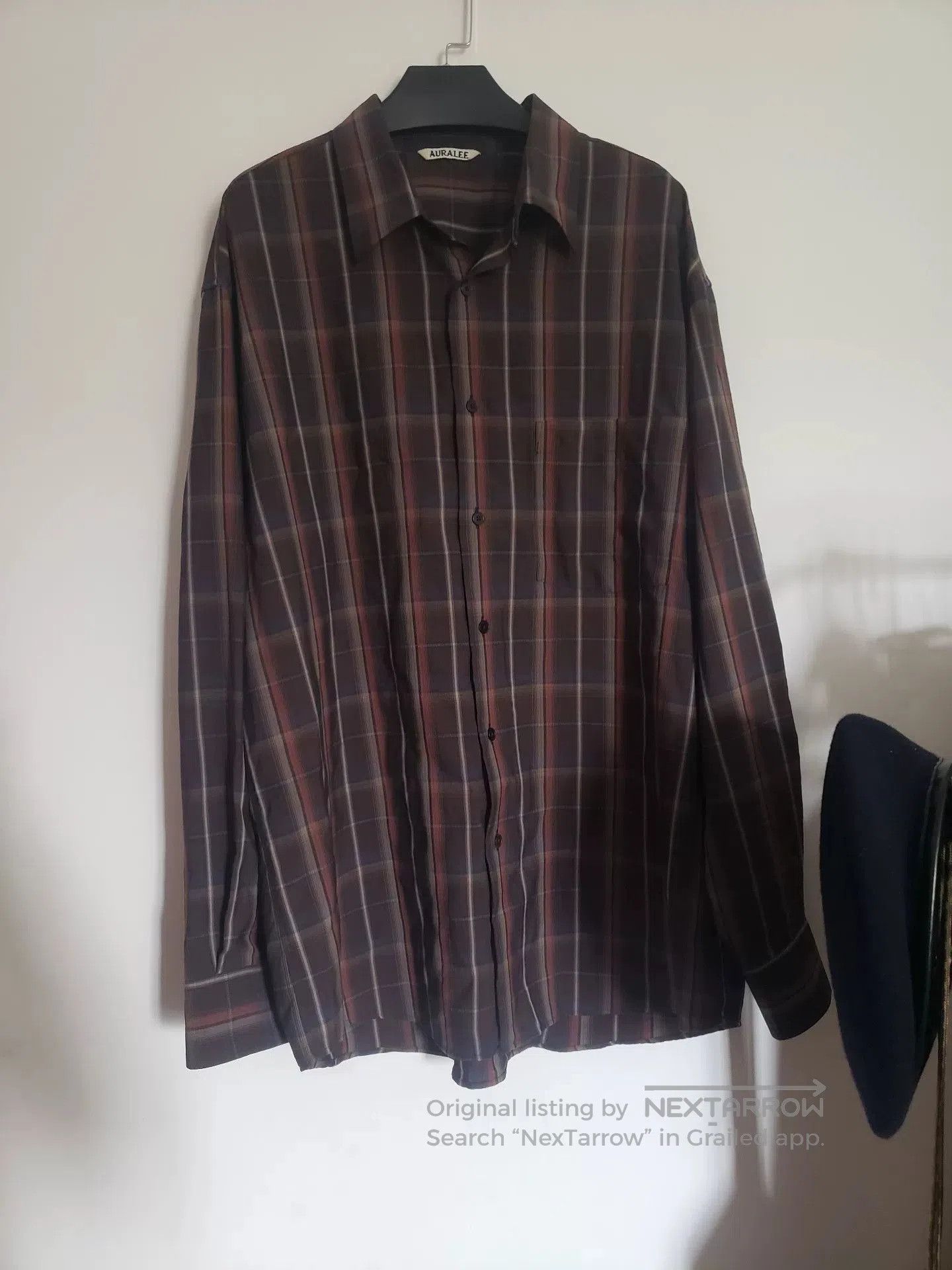 Auralee Auralee 24SS Super Light Wool Check Shirt. Size US XXL / EU 58 / 5 - 1 Thumbnail
