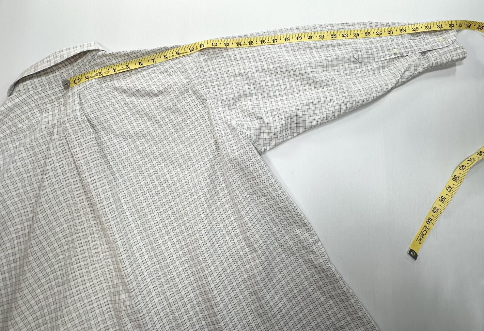 Other Corporate Image Tom James Check Tailored Oxford Brown Men XL Size US XL / EU 56 / 4 - 5 Thumbnail