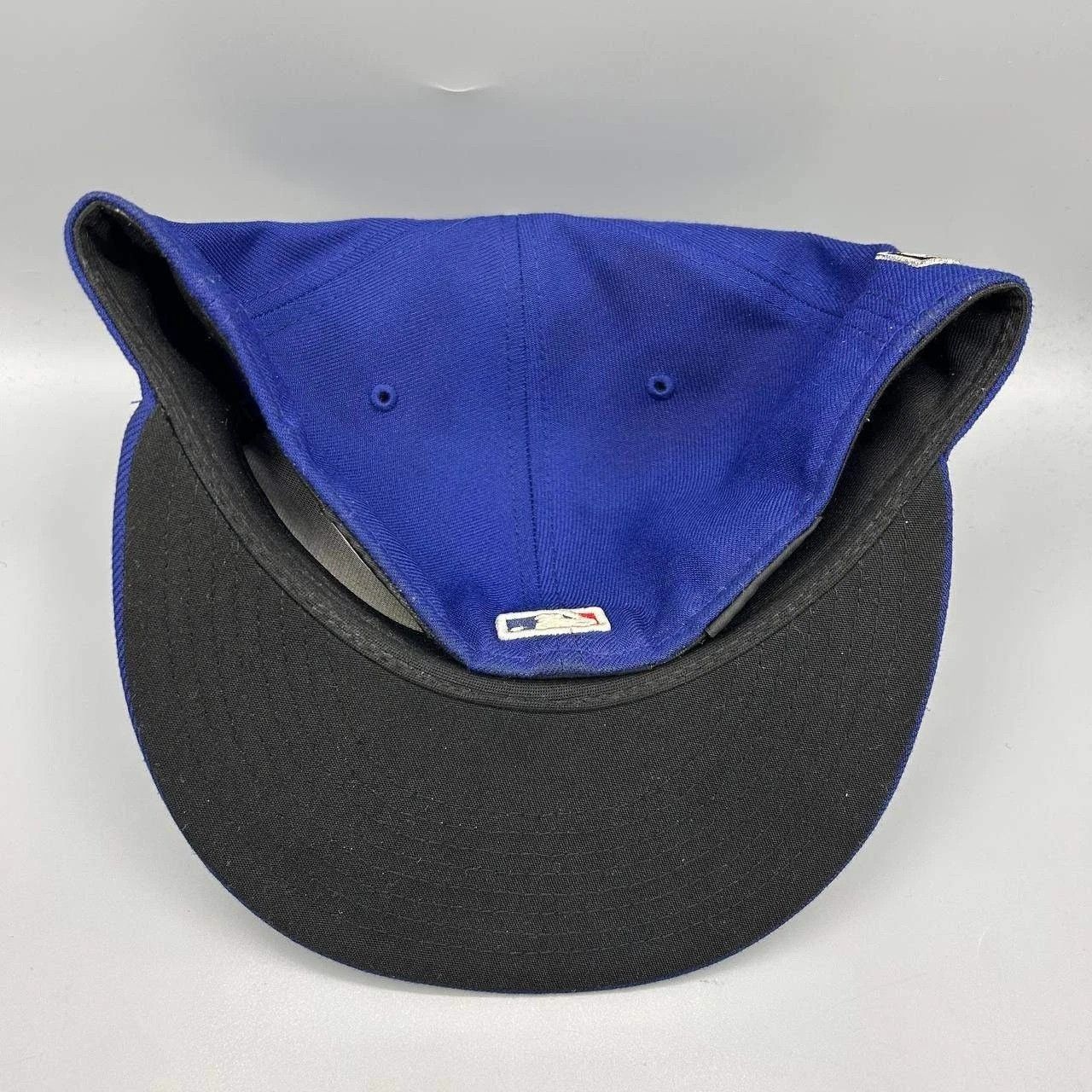 New Era Los Angeles LA Dodgers Hat Men 8 Blue Embroidered Fitted Cap Size ONE SIZE - 9 Thumbnail