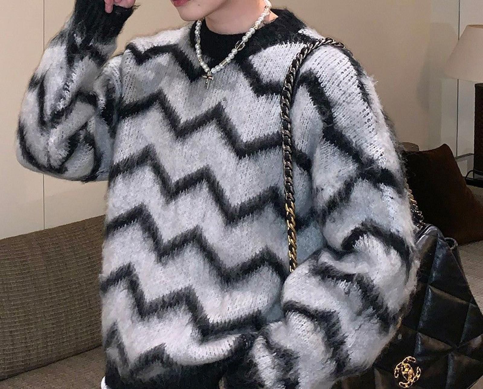 Zig Zag Knit Sweater