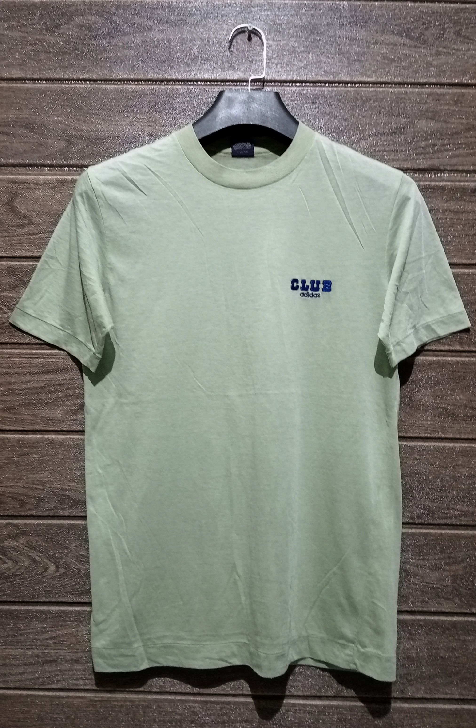 Adidas × Vintage Vintage '80s Single Stitch Adidas Club Tee Very Rare Size US L / EU 52-54 / 3 - 1 Thumbnail