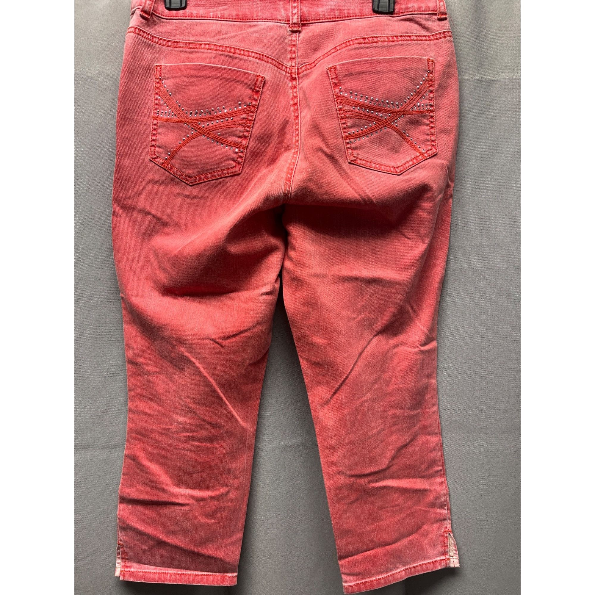 Other Chicos Platinum Denim Women's Pink Jeans Cropped Size 32 x 2 Size 32" / US 10 / IT 46 - 2 Thumbnail