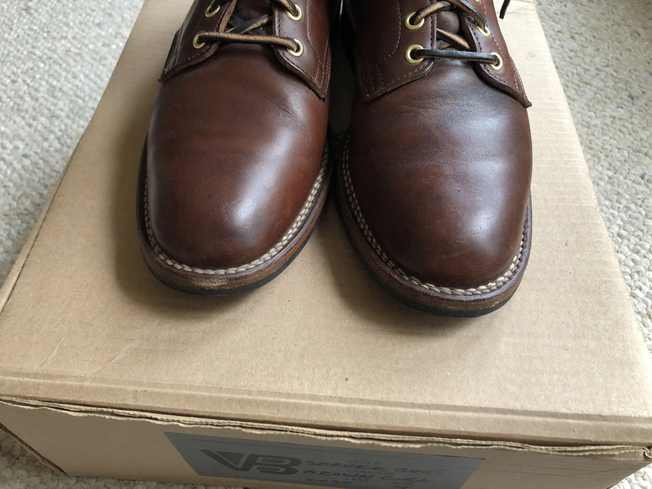 Viberg Service Boot in Brown CXL Chromexcel 2030 Last Size US 9 / EU 42 - 3 Thumbnail