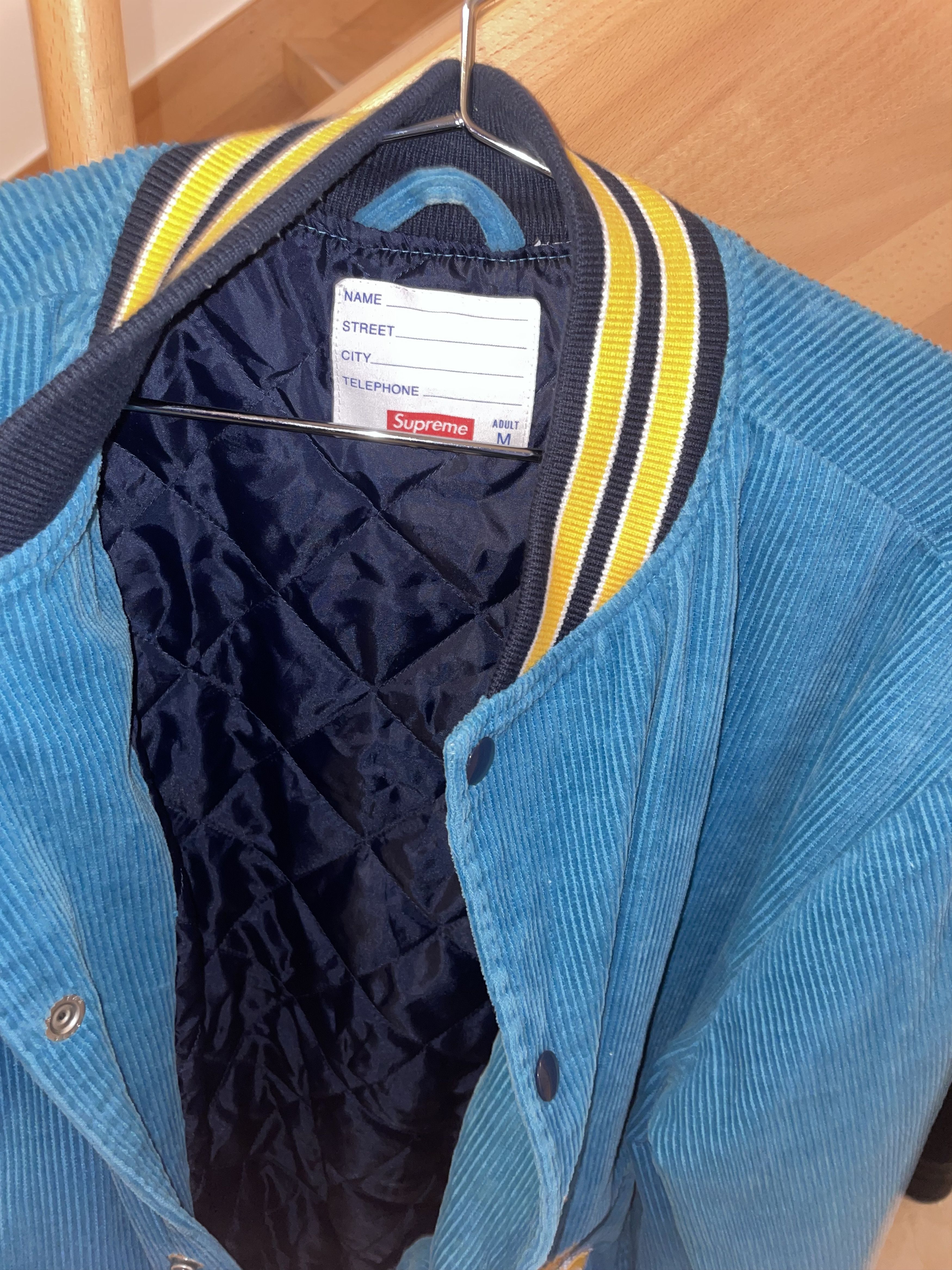 Supreme Supreme Old English Corduroy Varsity Jacket Size US M / EU 48-50 / 2 - 3 Thumbnail