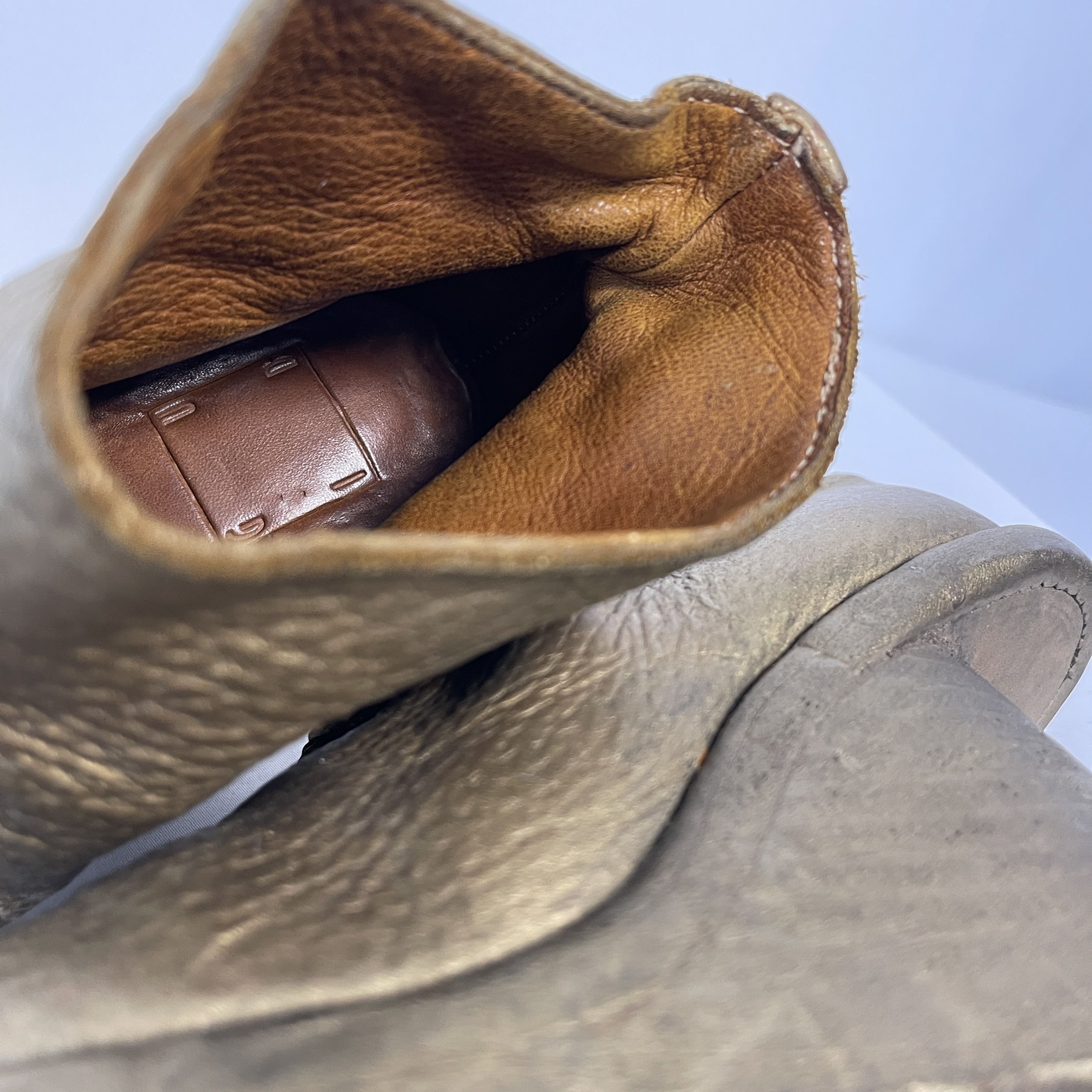 Guidi GUIDI Golden Color Leather Shoes size 36 Size US 6 / IT 36 - 6 Thumbnail