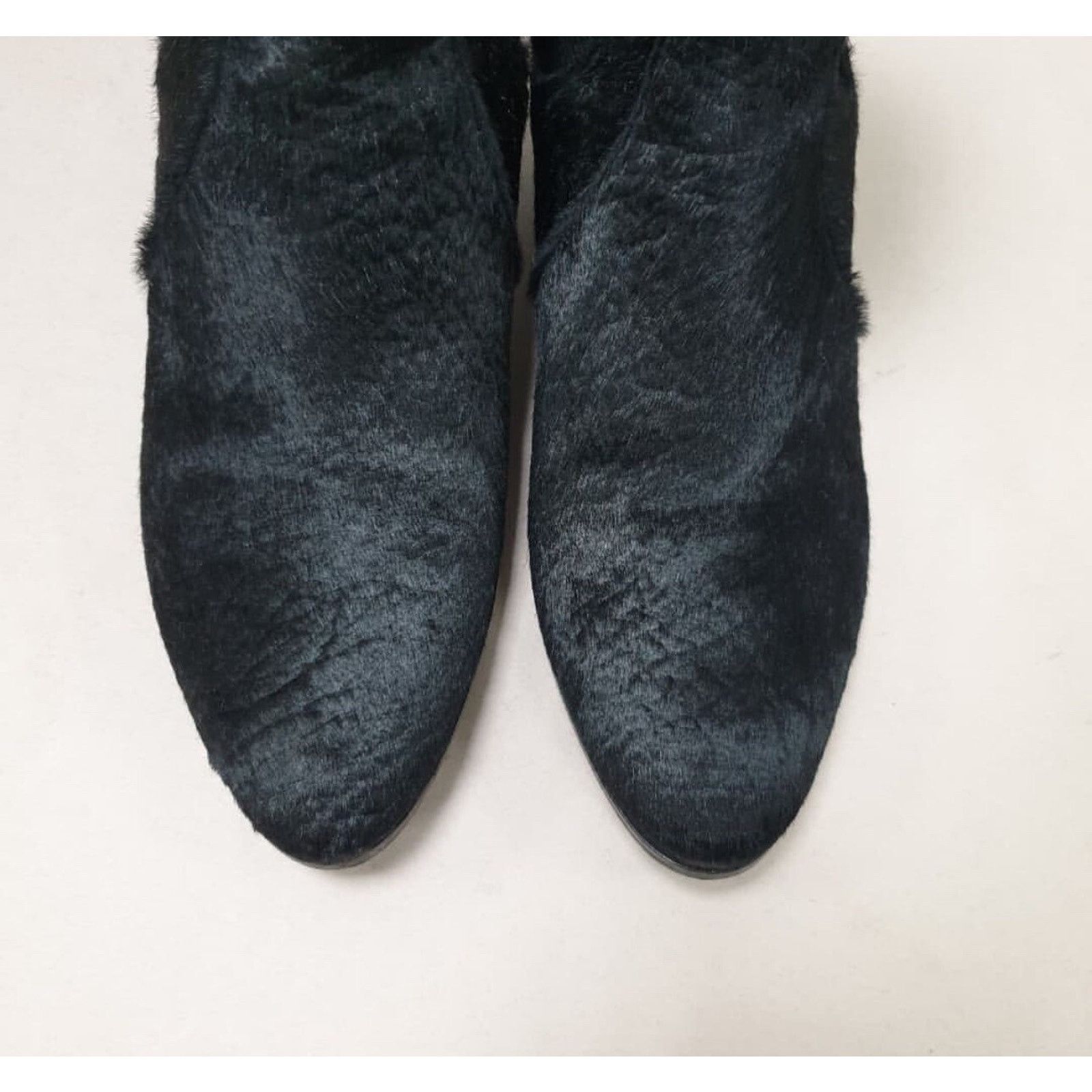 Chanel Chanel Black Pony Hair CC Ankle Boots Sz.38.5 Size US 8.5 / IT 38.5 - 6 Thumbnail