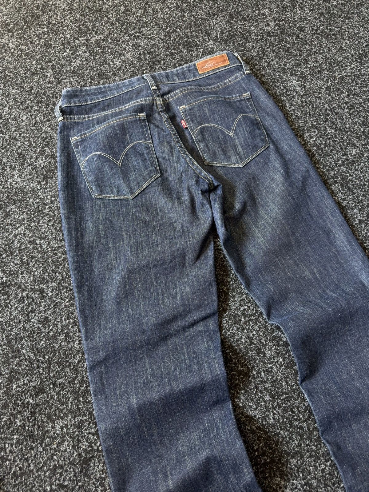 Levi's Western 00s Y2K Levi’s Demi Curve Straight Leg Jeans W25 Size 25" / US 0 / IT 36 - 13 Thumbnail