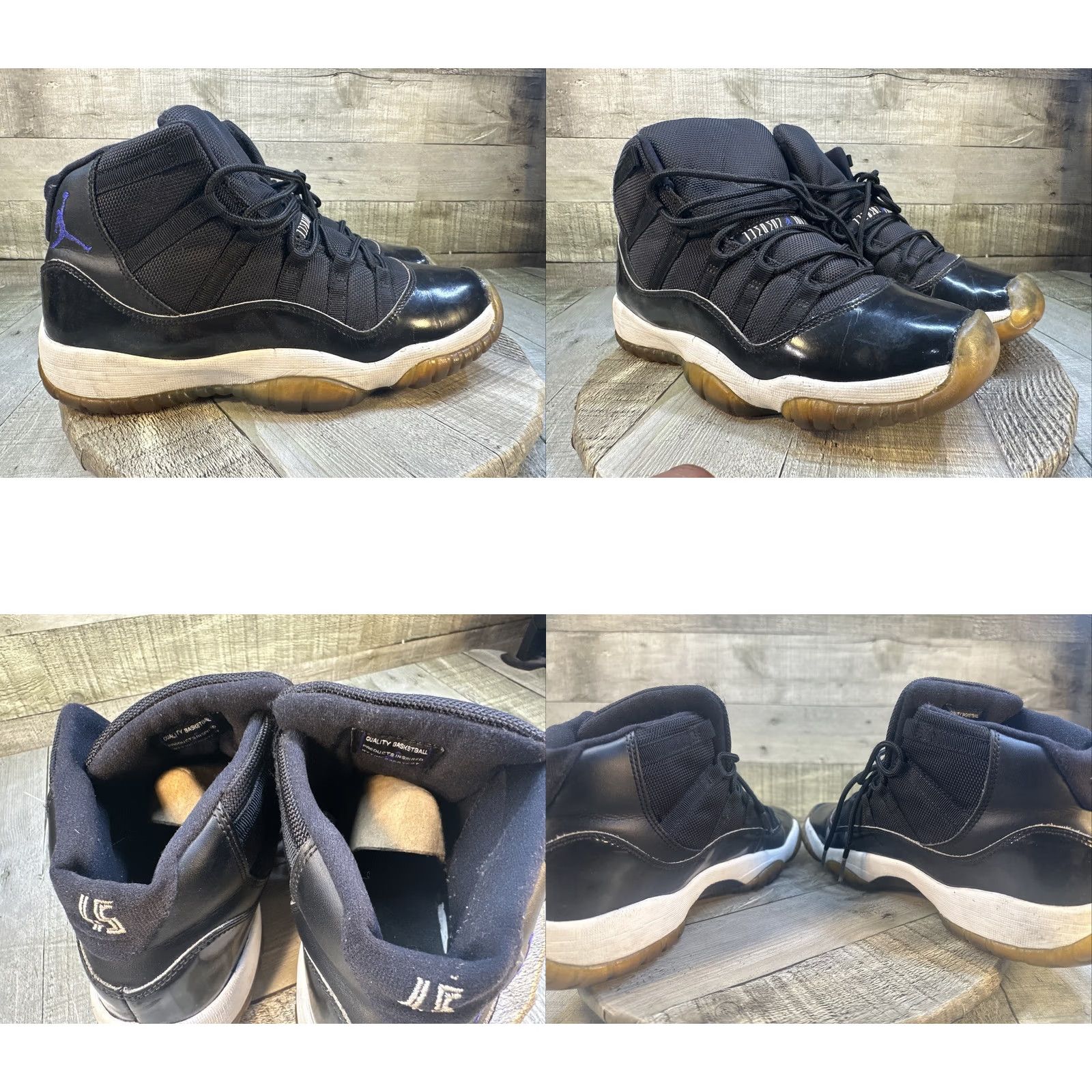 Jordan Brand Air Jordan 11 Retro Space Jam 2016 Sneaker, Jordan, Size 6Y, Black, Athletic, Mens Size US 5 / EU 37 - 8 Thumbnail