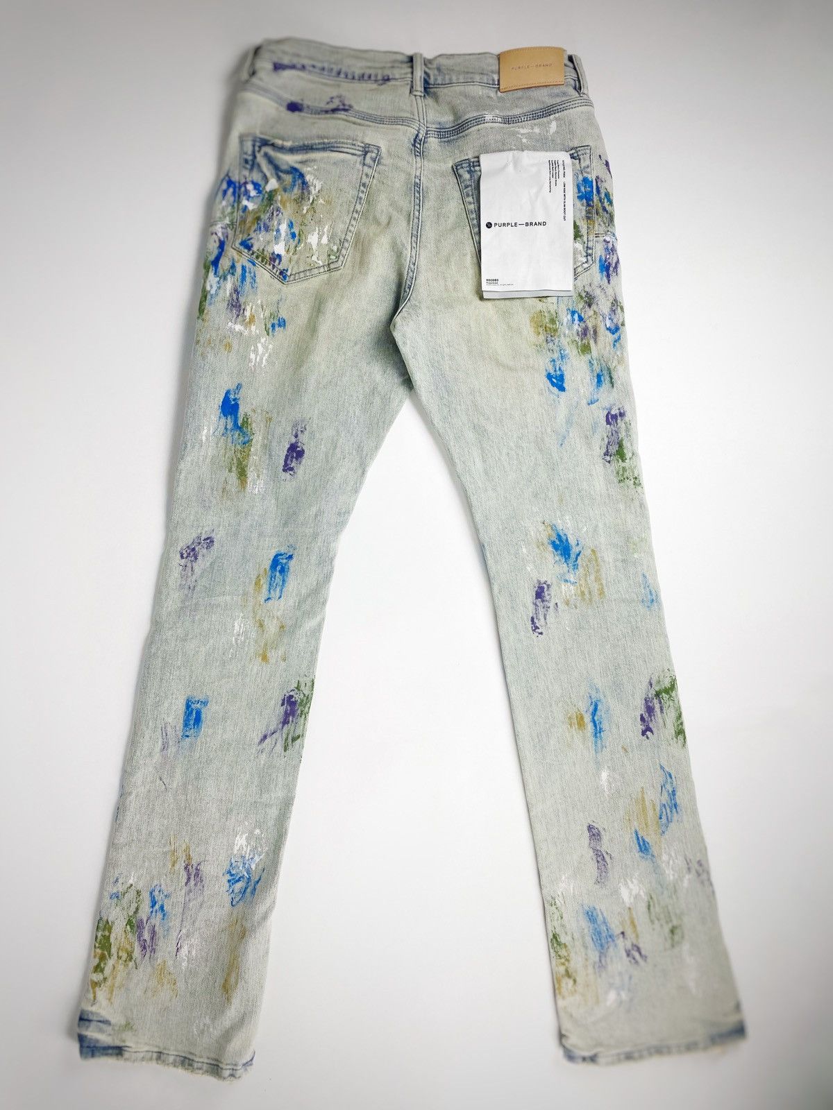Purple Brand PURPLE BRAND Paint Splatter 32 Style P004 Slim Boot Jeans Size US 32 / EU 48 - 10 Thumbnail