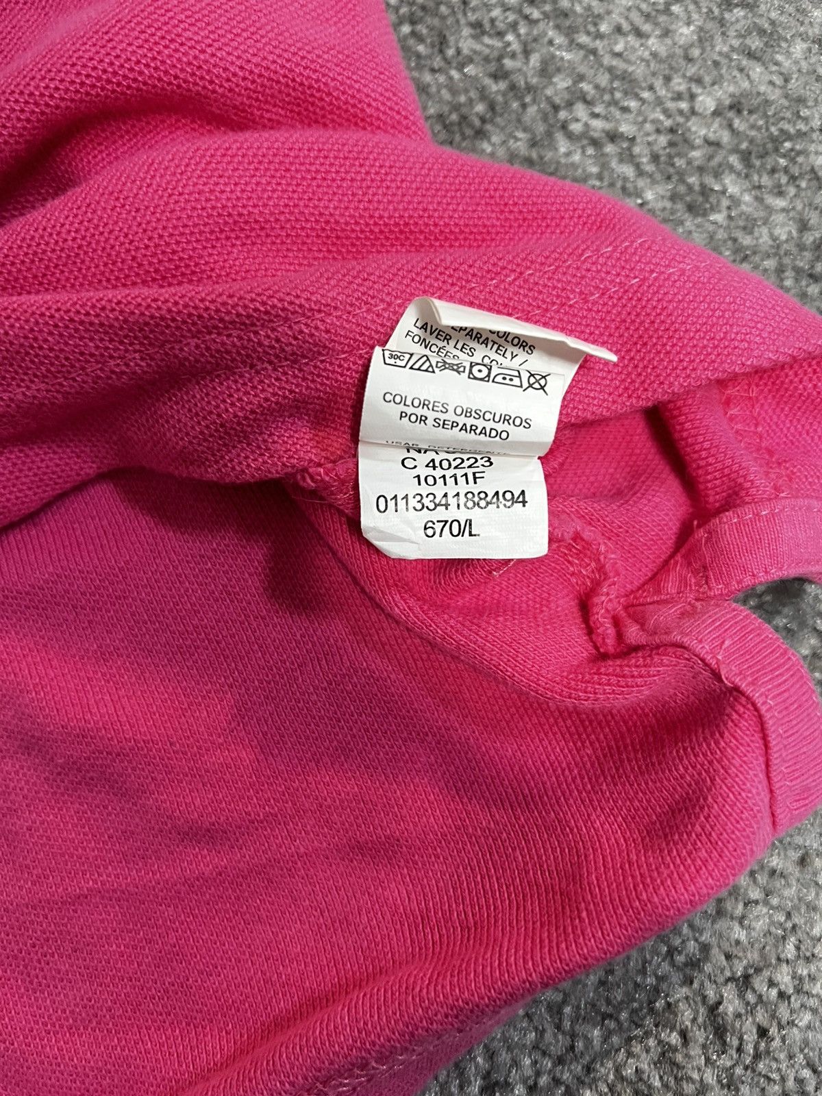 Chaps Ralph Lauren × Designer × Vintage Chaps Vintage Polo Shirt Pink Size US XL / EU 56 / 4 - 3 Thumbnail