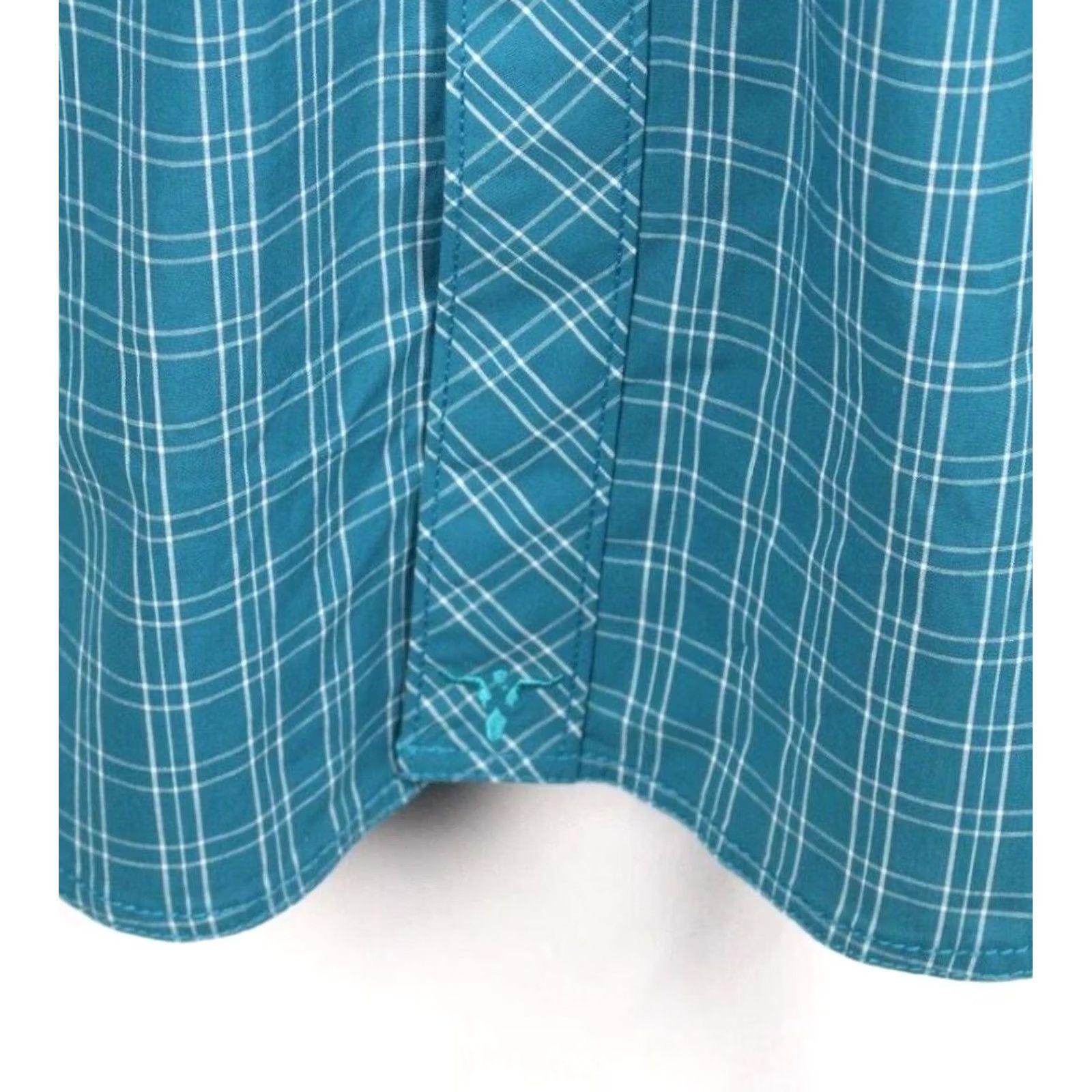 Wrangler Wrangler 20X Shirt Competition Advanced Comfort Long Sleeve XL Teal Mens Size US XL / EU 56 / 4 - 4 Thumbnail
