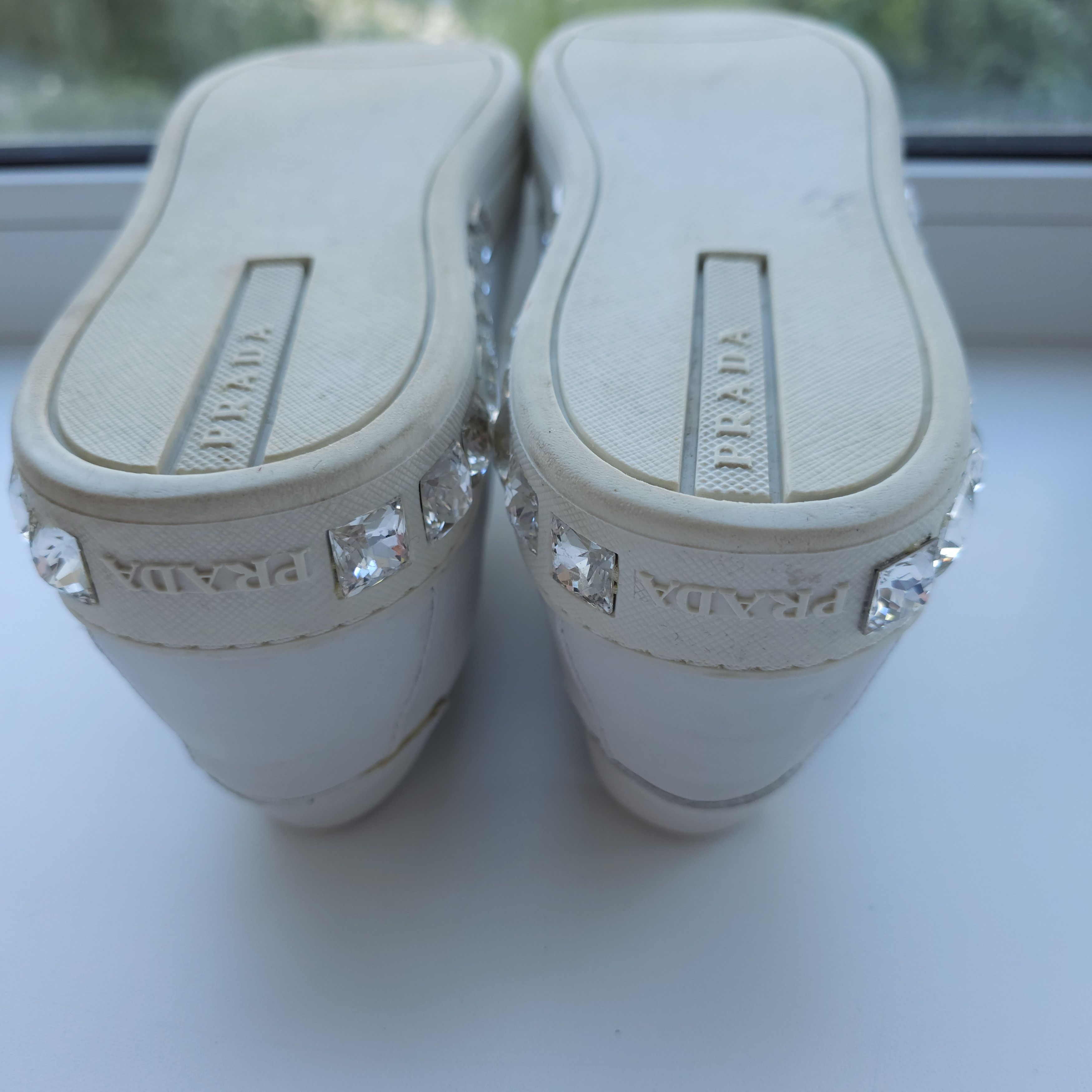 Prada Prada Leather Trainers made in Italy Womens EUR 37,5 US 7,5 Size US 7.5 / IT 37.5 - 9 Thumbnail