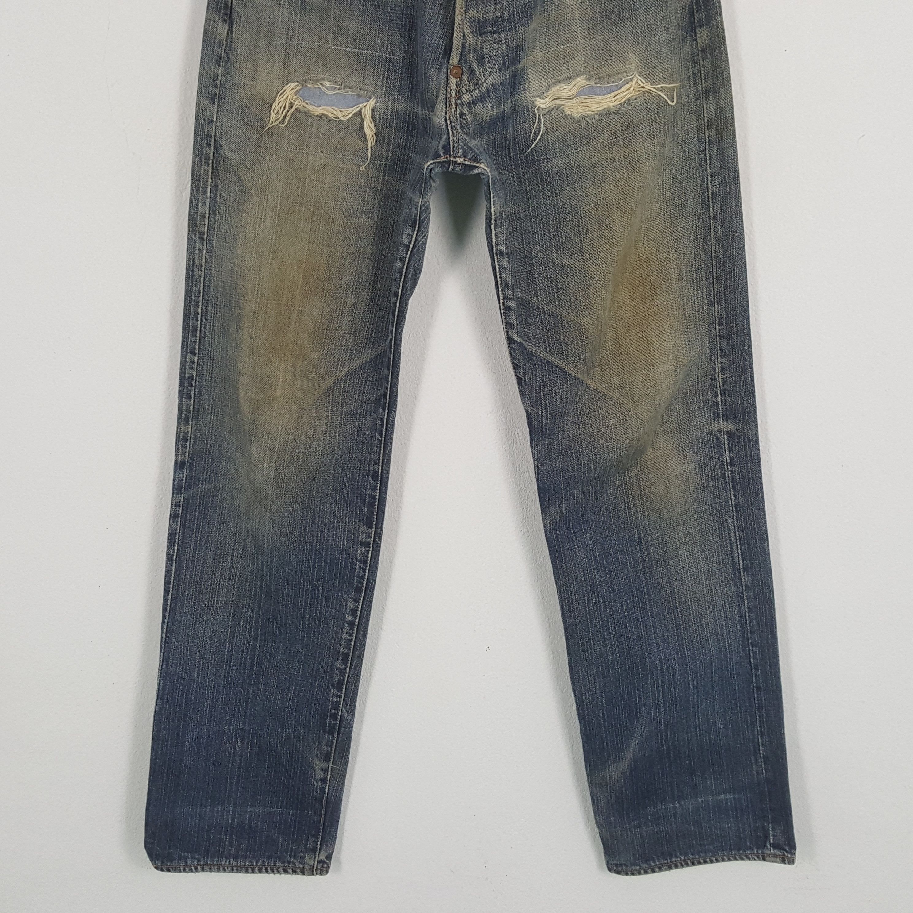 Evisu × Japanese Brand Vintage EVISU x McDonald Daicock Custom Distressed Jeans Size US 28 / EU 44 - 6 Thumbnail