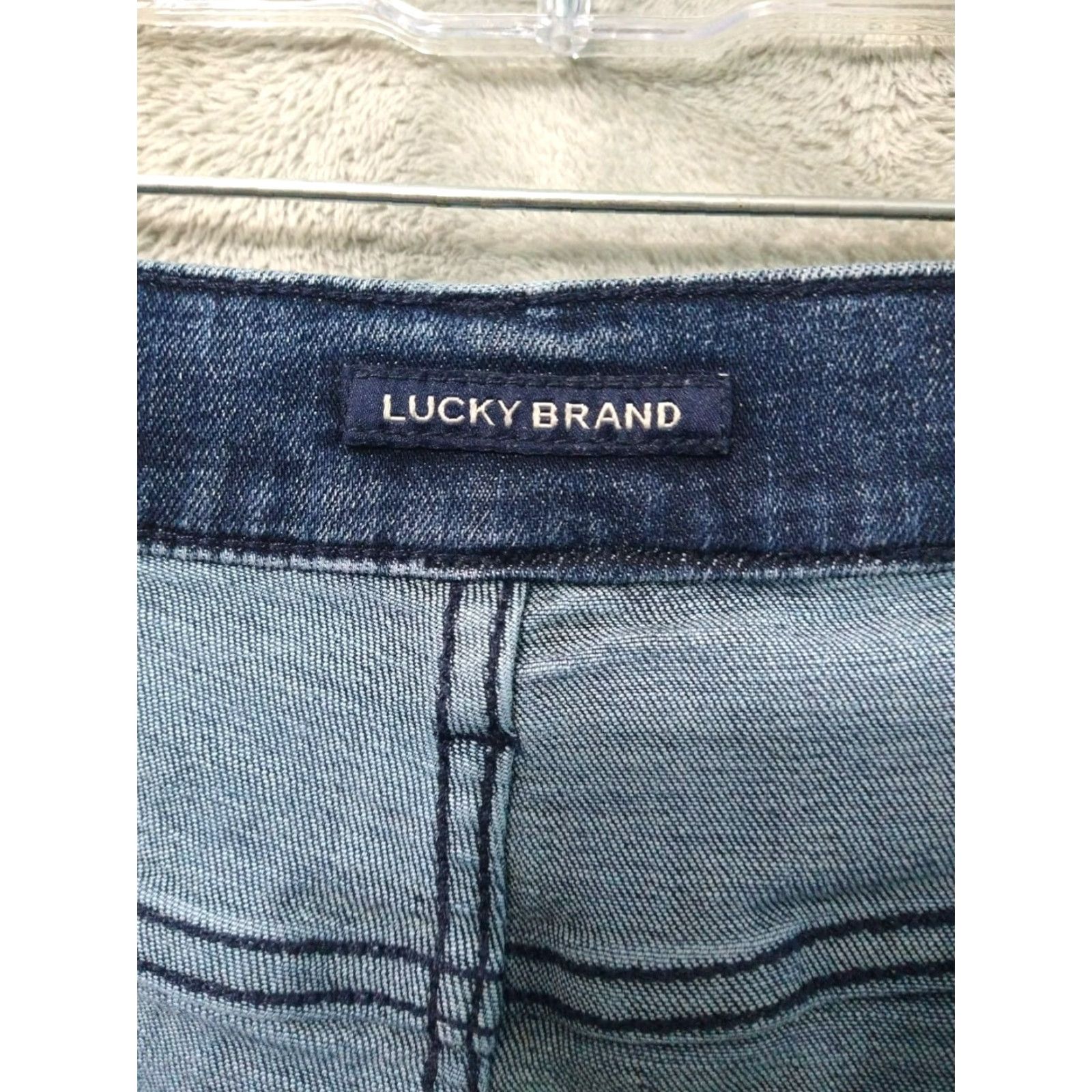 Lucky Brand Lucky Brand Jeans Mens 40x30 Blue Denim 363 Vintage Straight High Rise Dark Wash Jeans Size US 40 / EU 56 - 7 Thumbnail