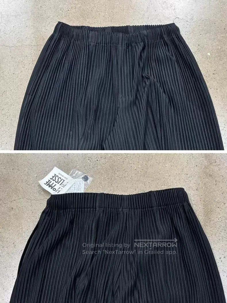 Issey Miyake Issey Miyake size:1 Ruffle Pants Black Size 31" - 4 Thumbnail