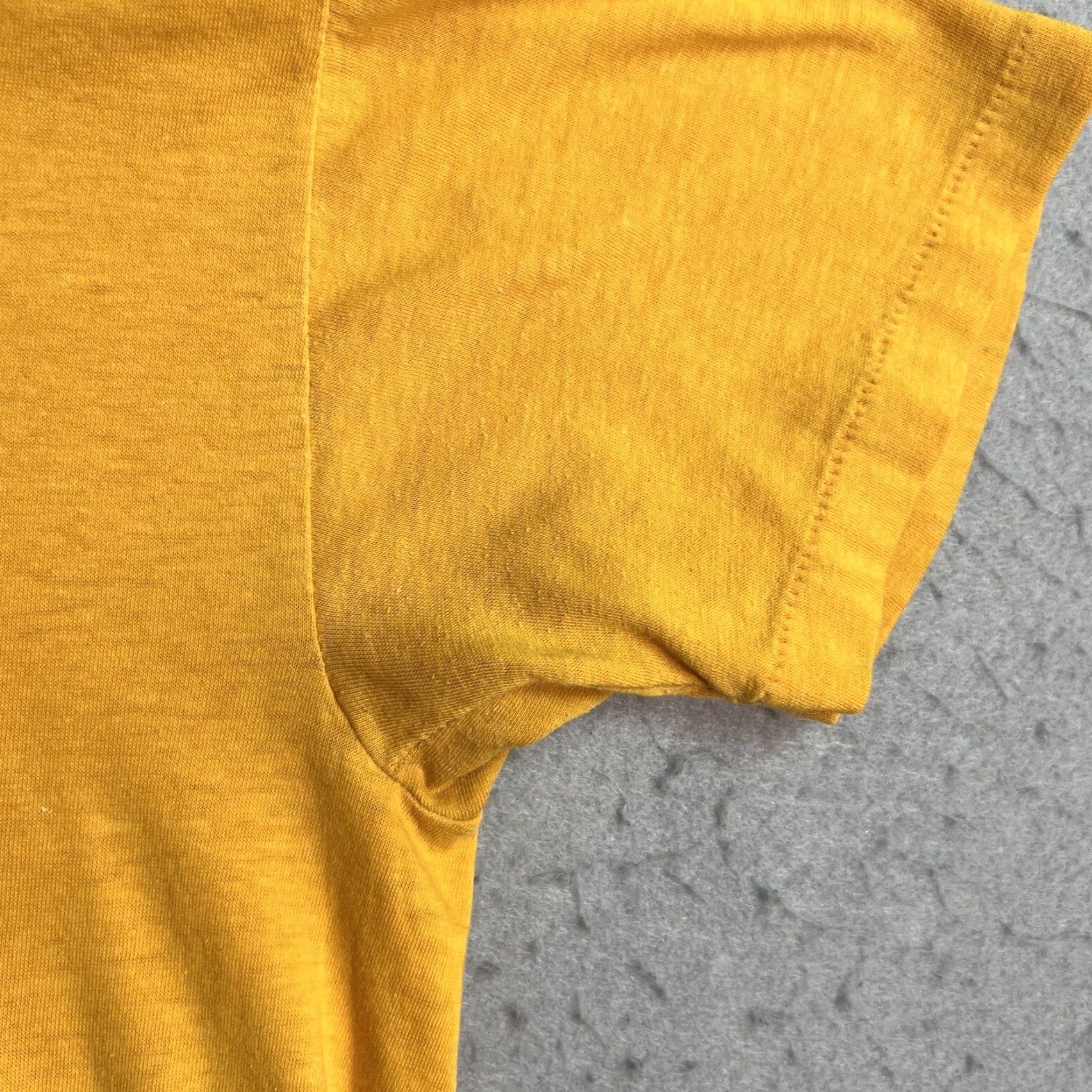 Vintage VINTAGE Siegesrader 53rd Trans Battalion Military T Shirt Adult Mens Medium Yellow 1980s Graphic Tee Mens Size US M / EU 48-50 / 2 - 7 Thumbnail