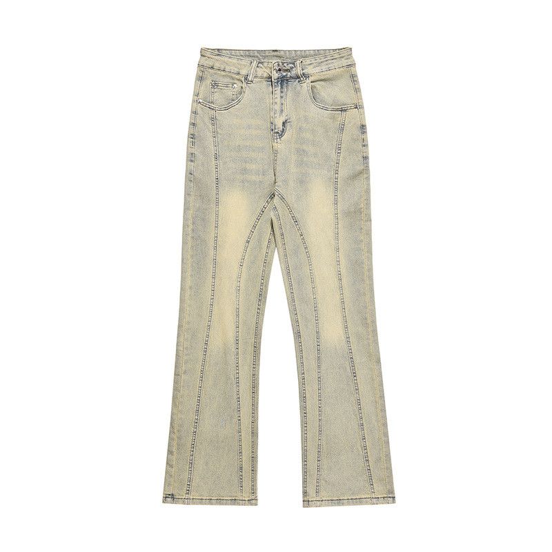 Vintage American retro distressed flared jeans for men Size US 32 / EU 48 - 1 Thumbnail