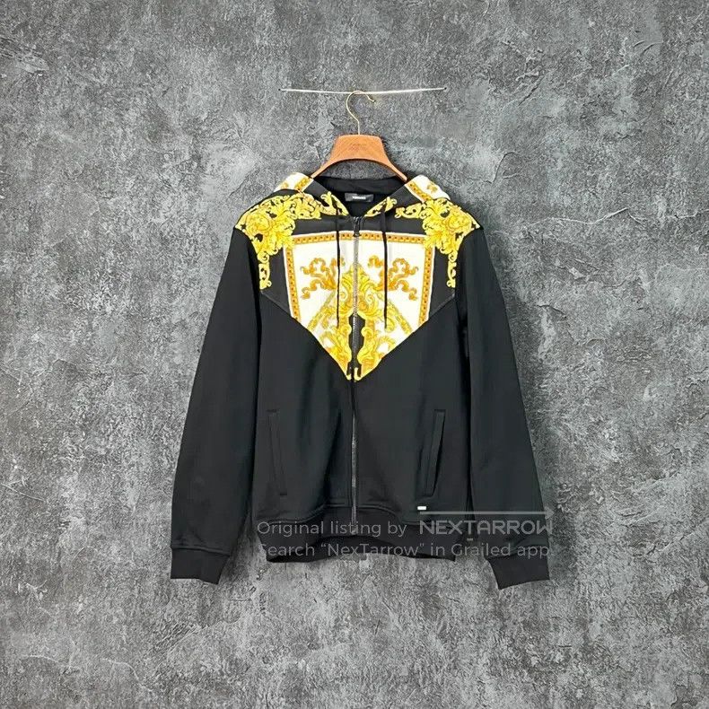 Versace Medusa print cotton jacket