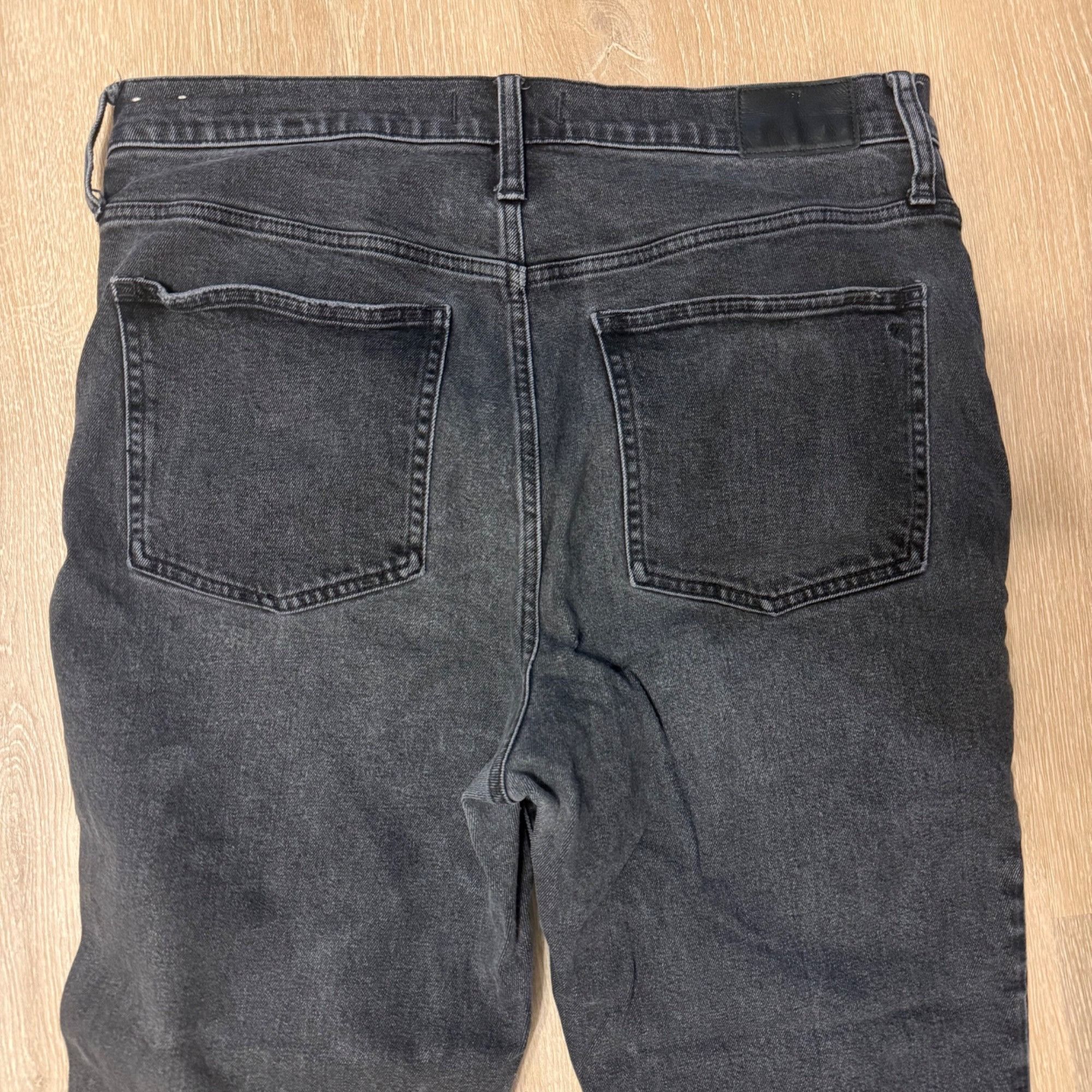 Madewell Madewell The Perfect Vintage Jean Black High Rise Cropped Ra Size 24" / US 00 / IT 34 - 7 Thumbnail